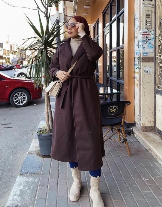 Brown coat