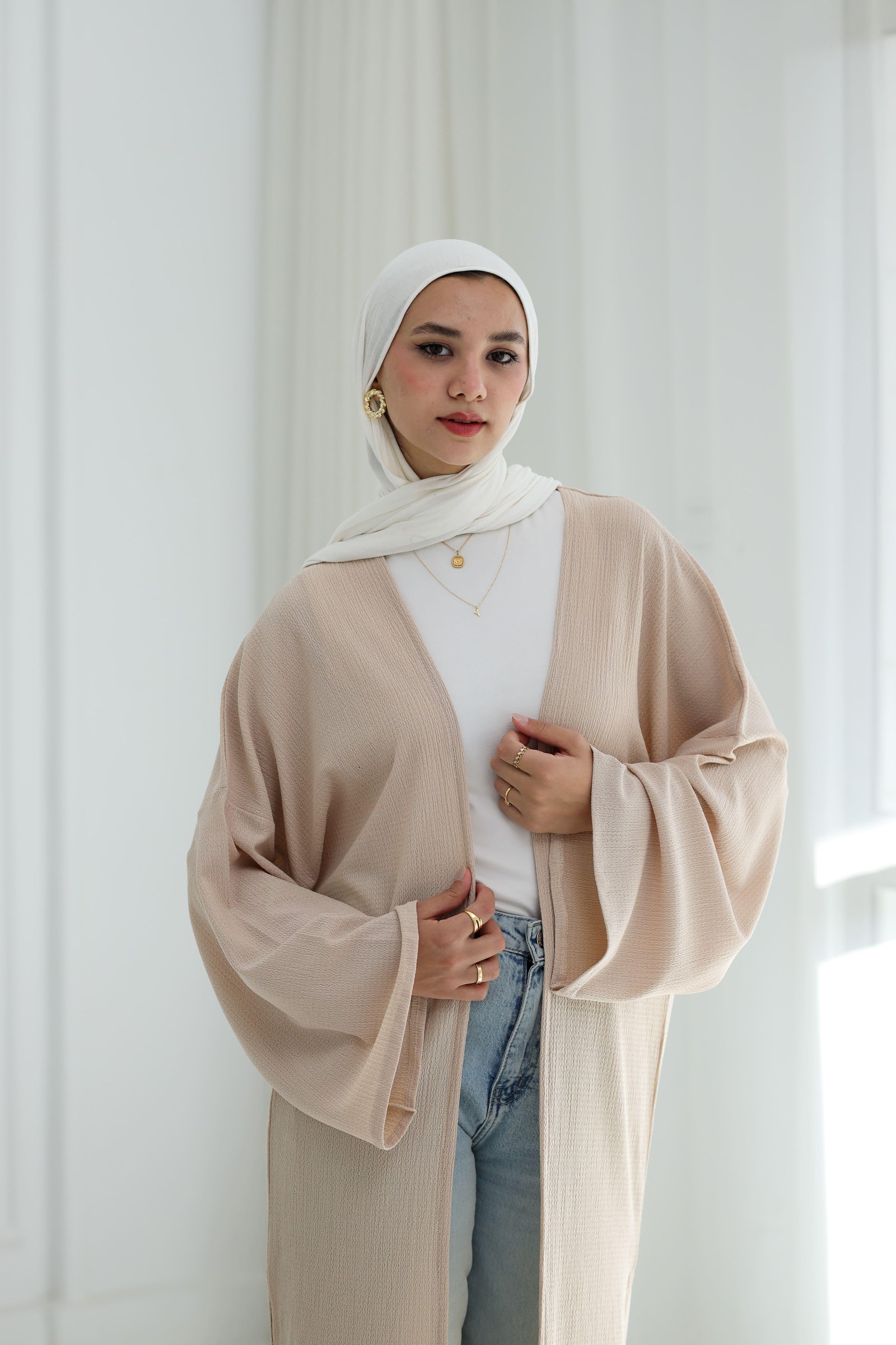 Beige kimono
