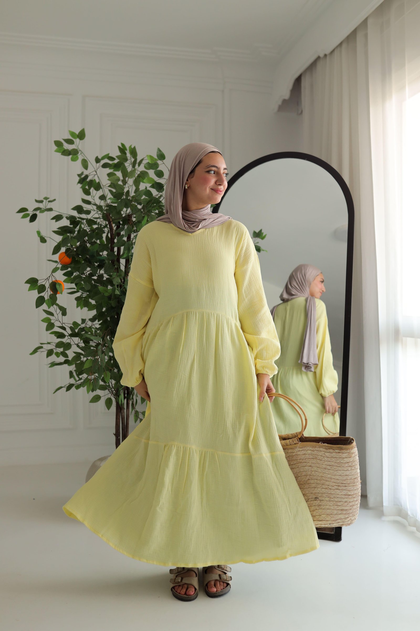 Yellow sunshine dress