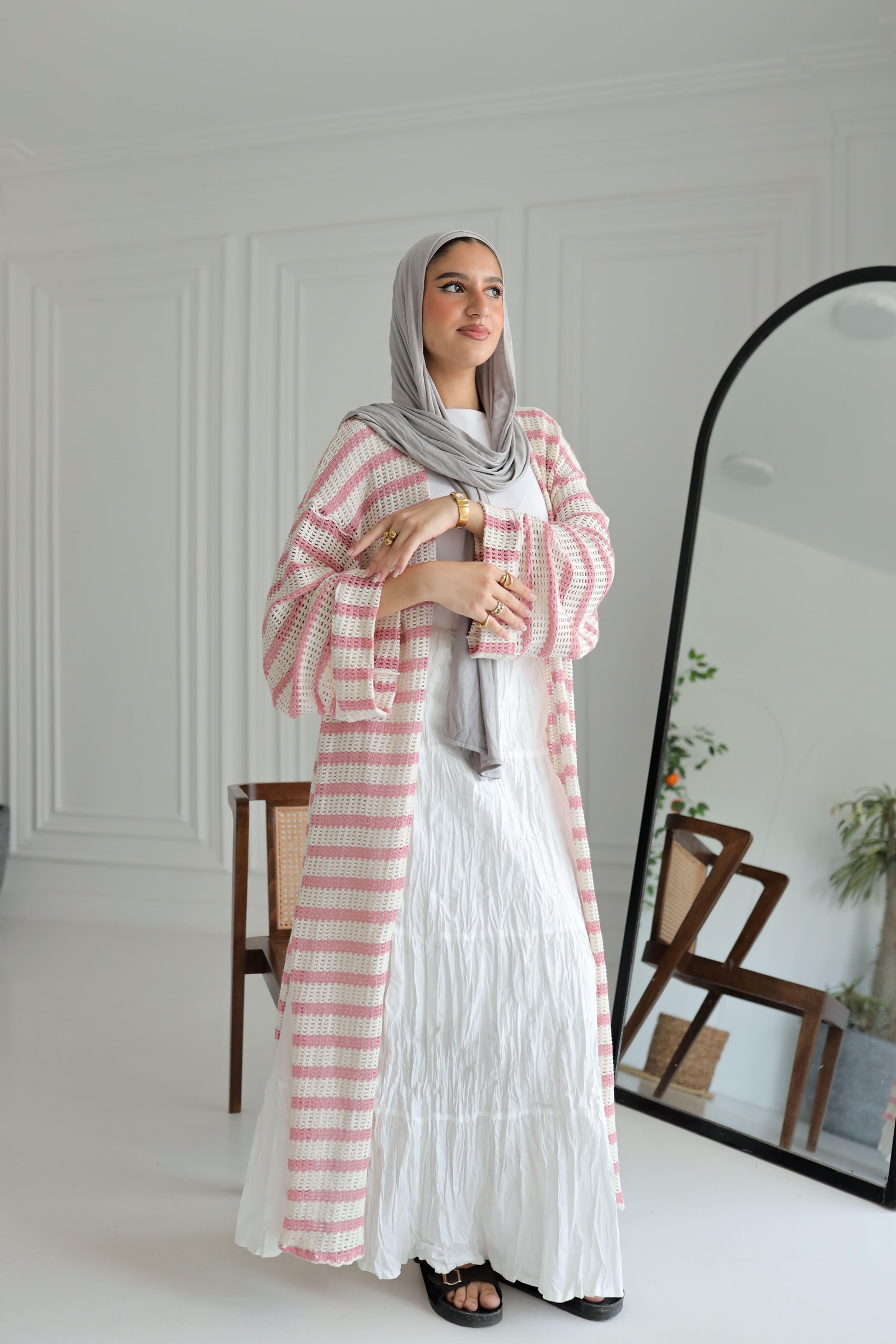 Pink Cozy glow cardigan