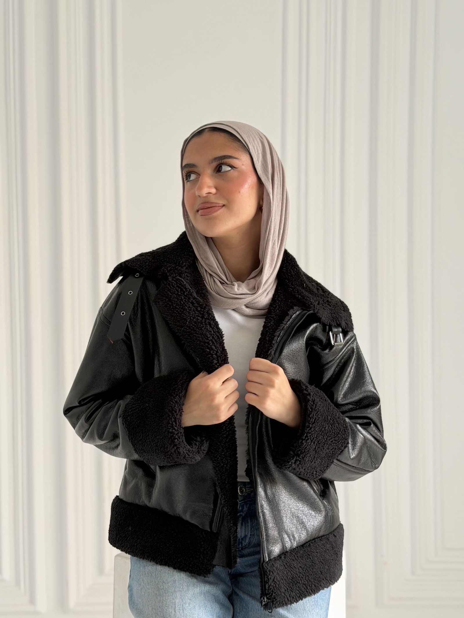 Black Cozy Luxe Jacket