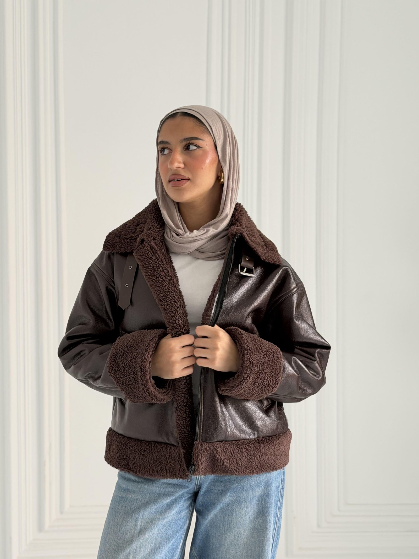 Brown Cozy Luxe Jacket