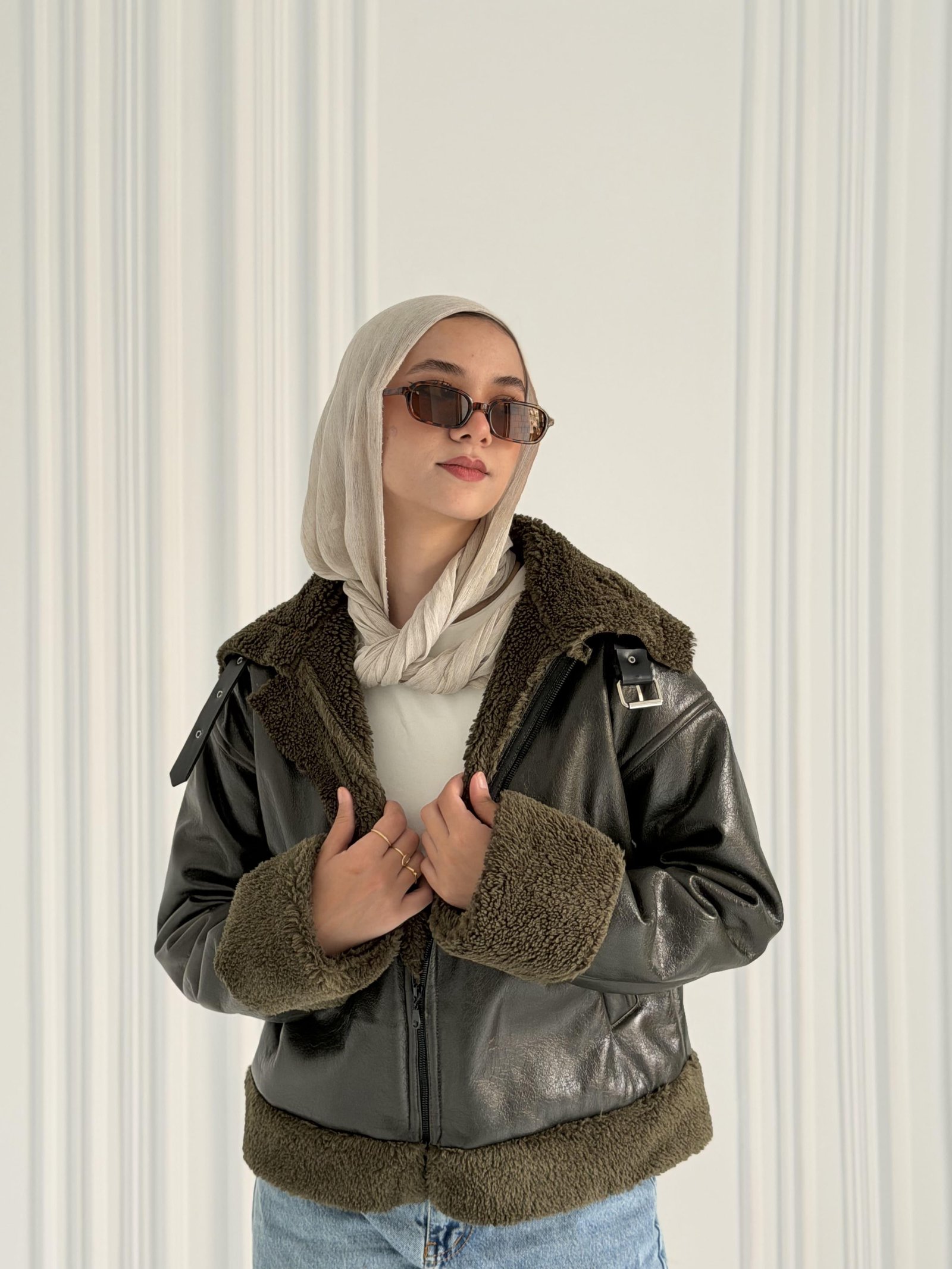 Olive Cozy Luxe Jacket