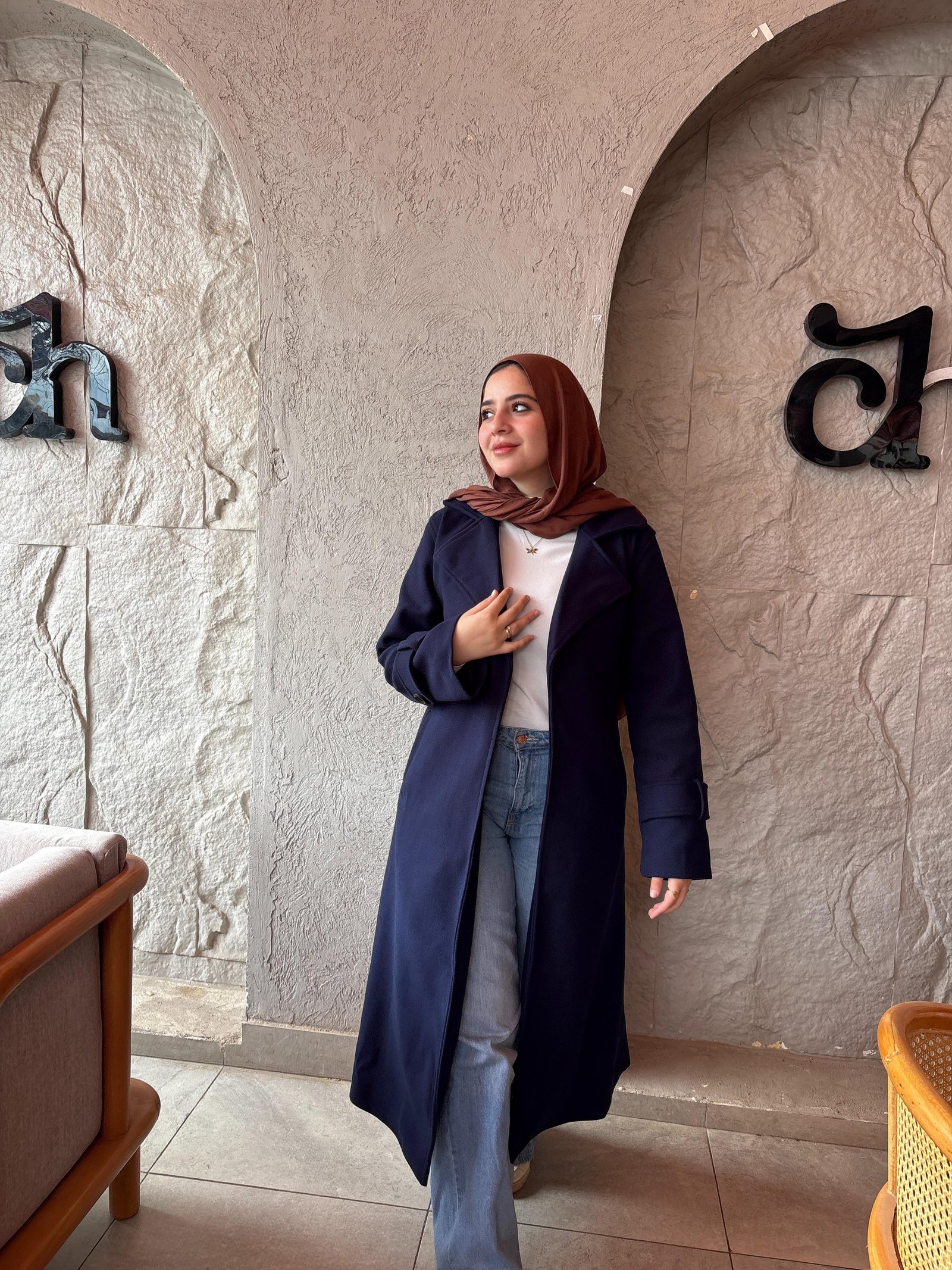 Navy blue Classiv Coat