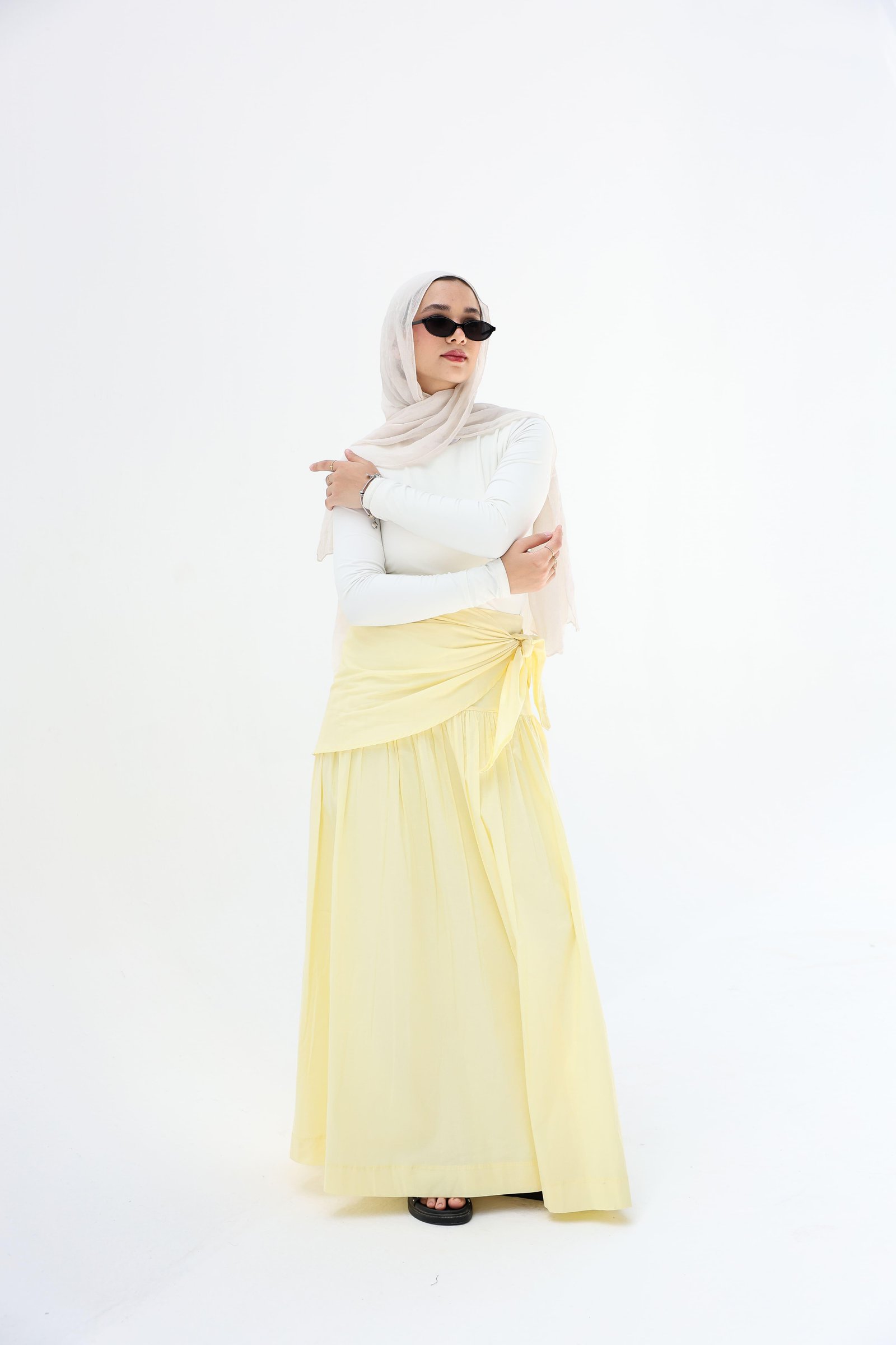 Yellow Scart Skirt