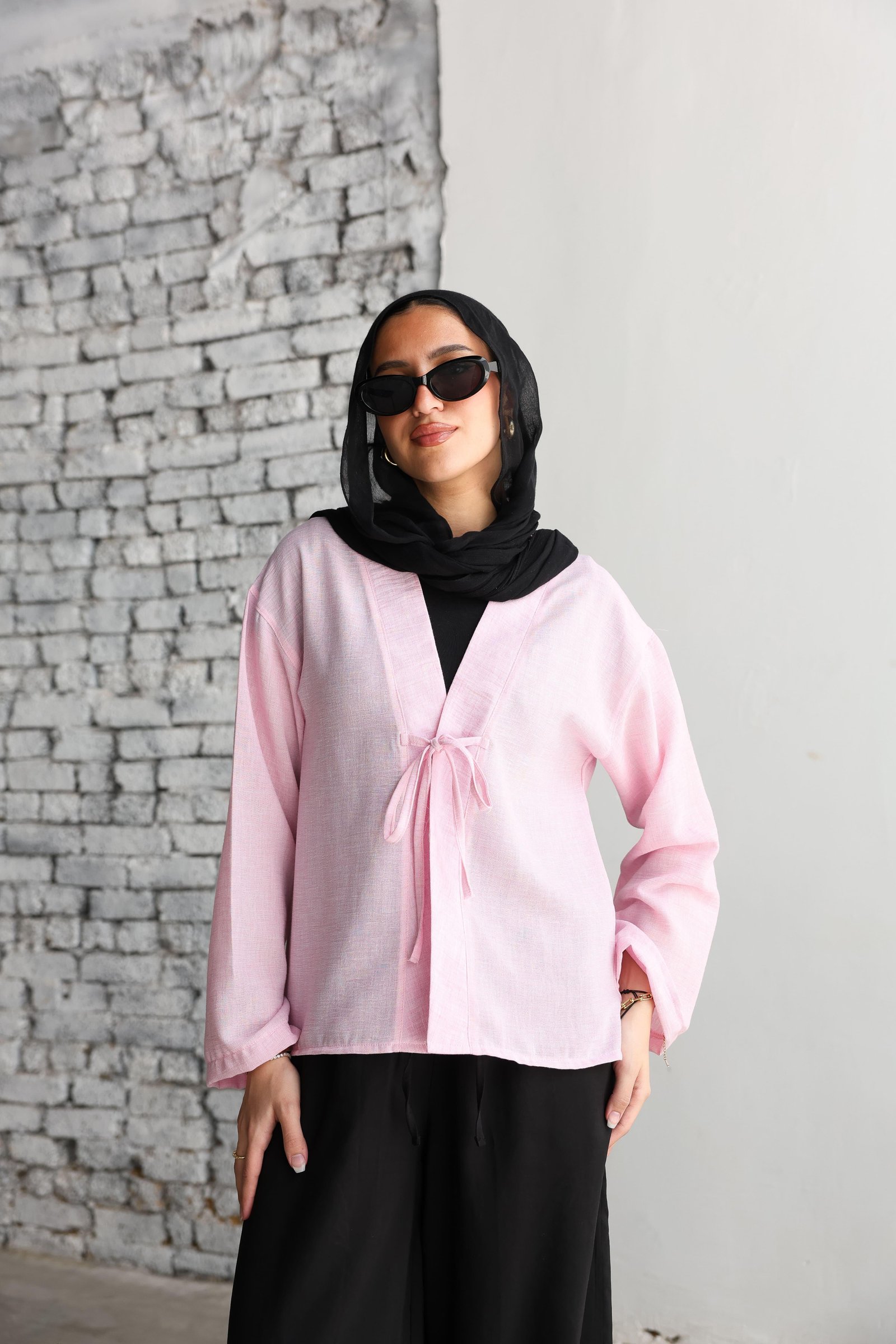 Baby Pink Ribbon Blouse