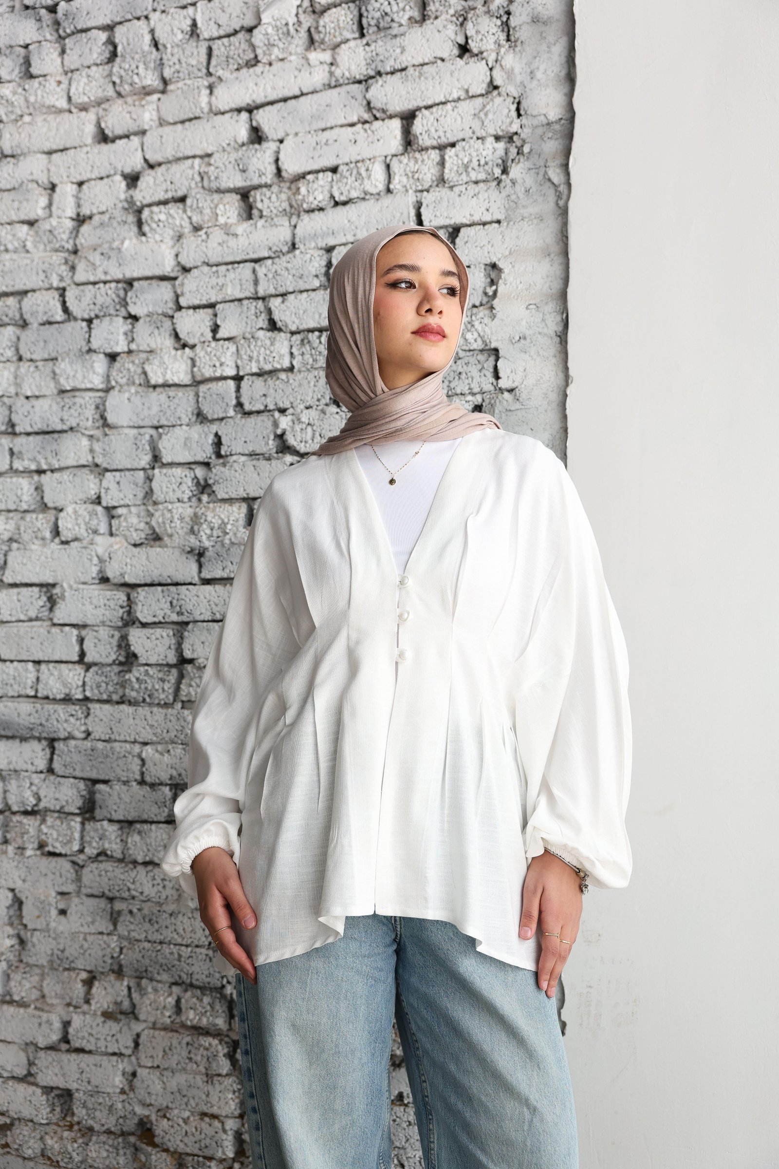 White Ayla Blouse