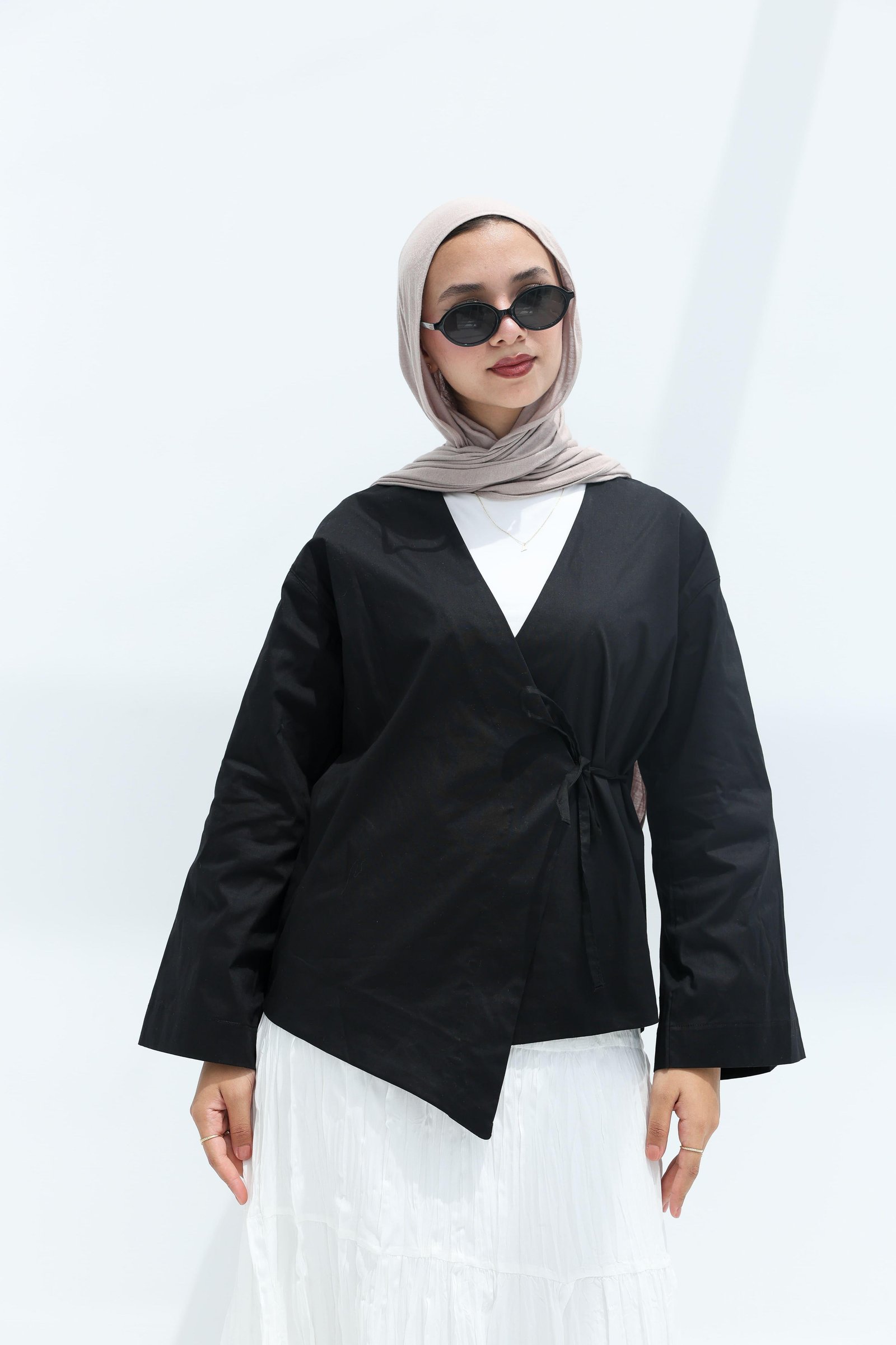 Black Bloom Blouse