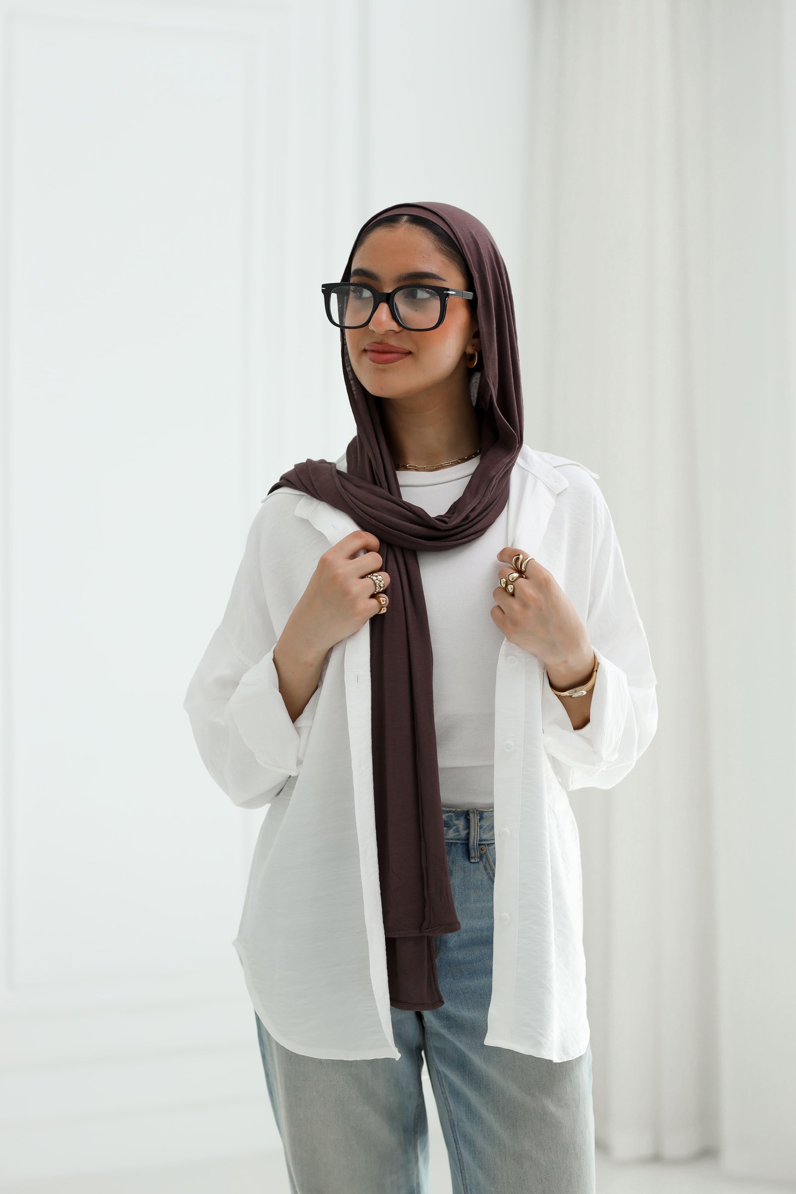 White Easy wear shirt gallery image