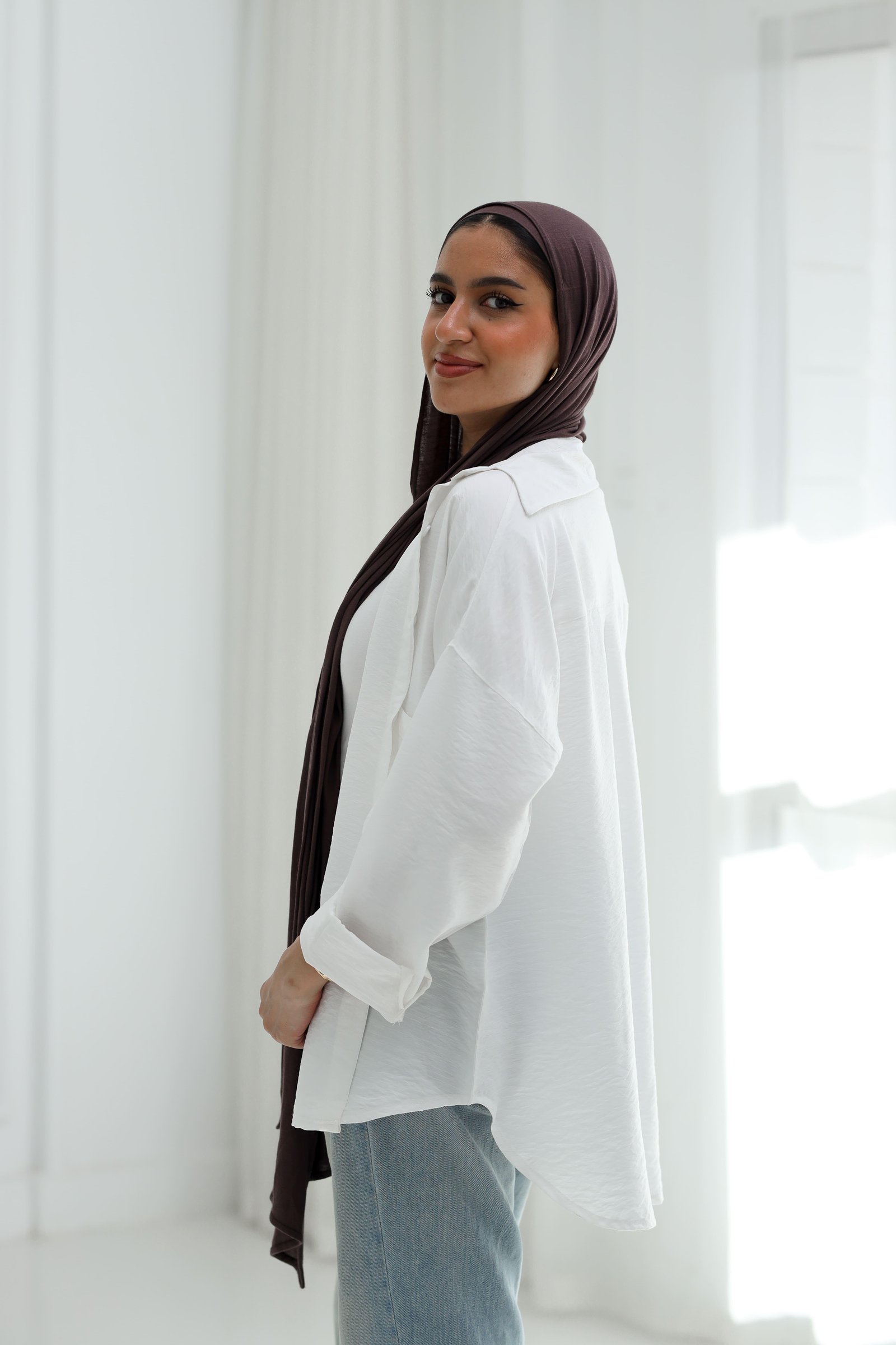 White Easy wear shirt gallery image