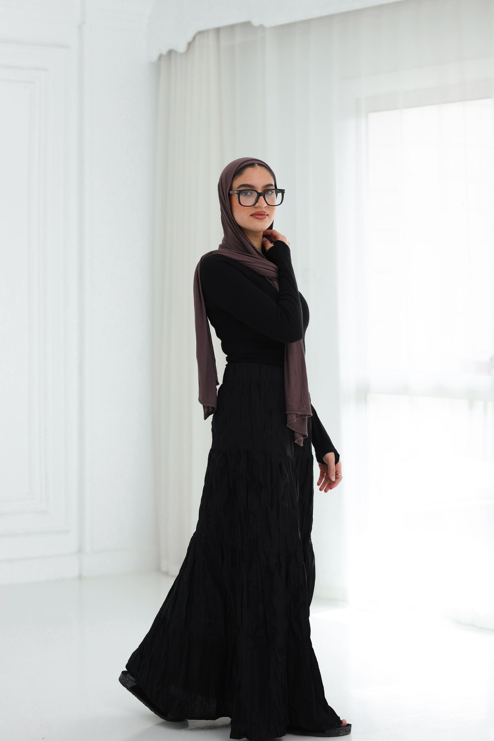 Black luna skirt gallery image