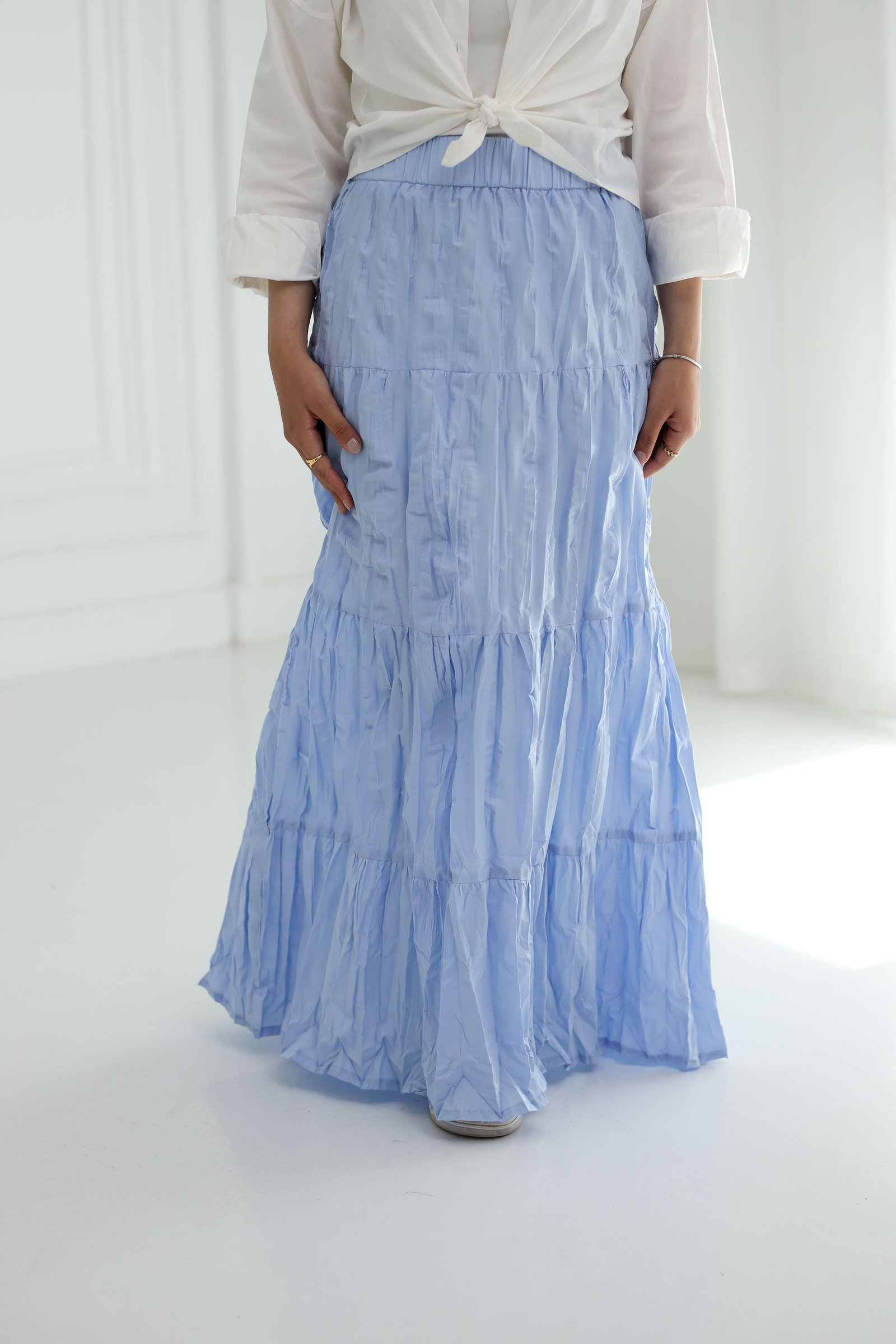 Baby blue luna skirt gallery image