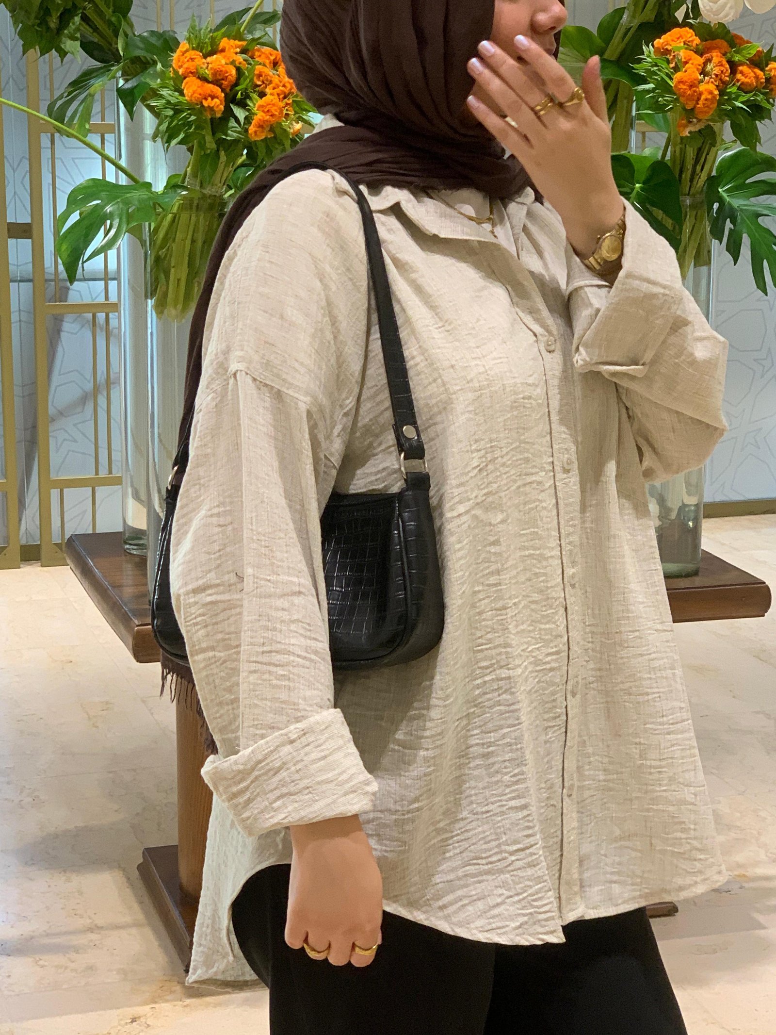 Beige Gentle fit gallery image