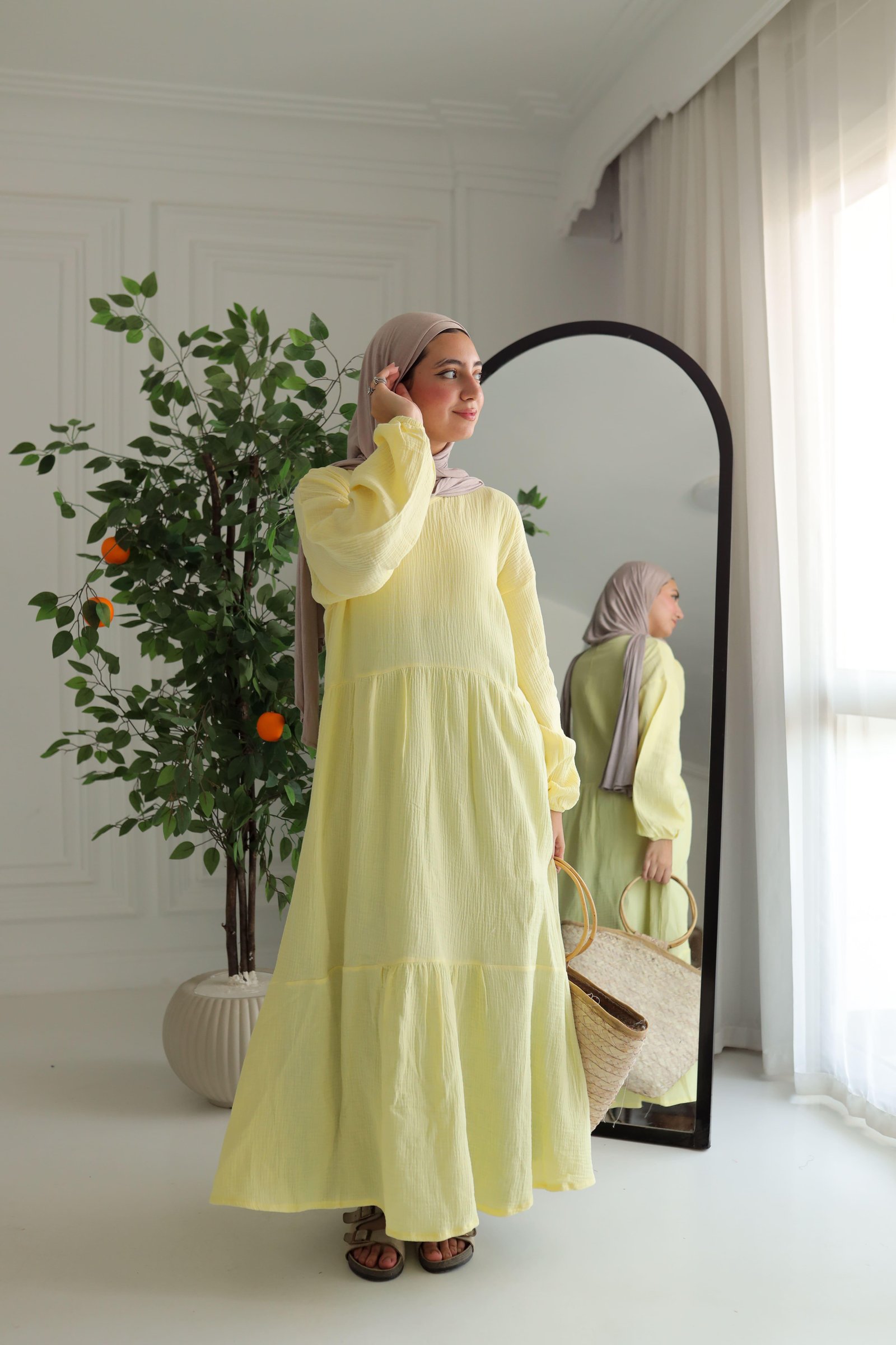 Yellow sunshine dress gallery image