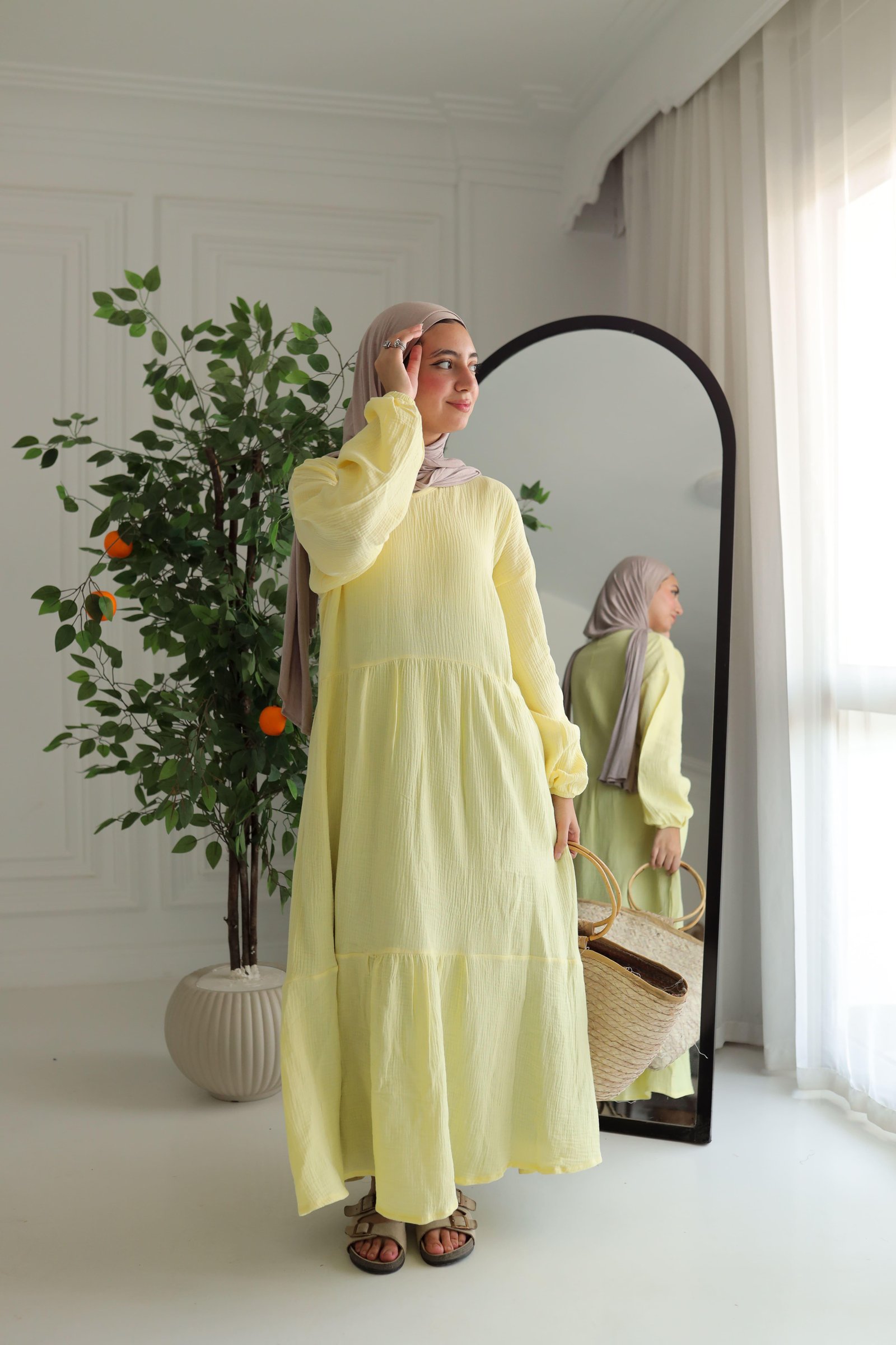 Yellow sunshine dress gallery image