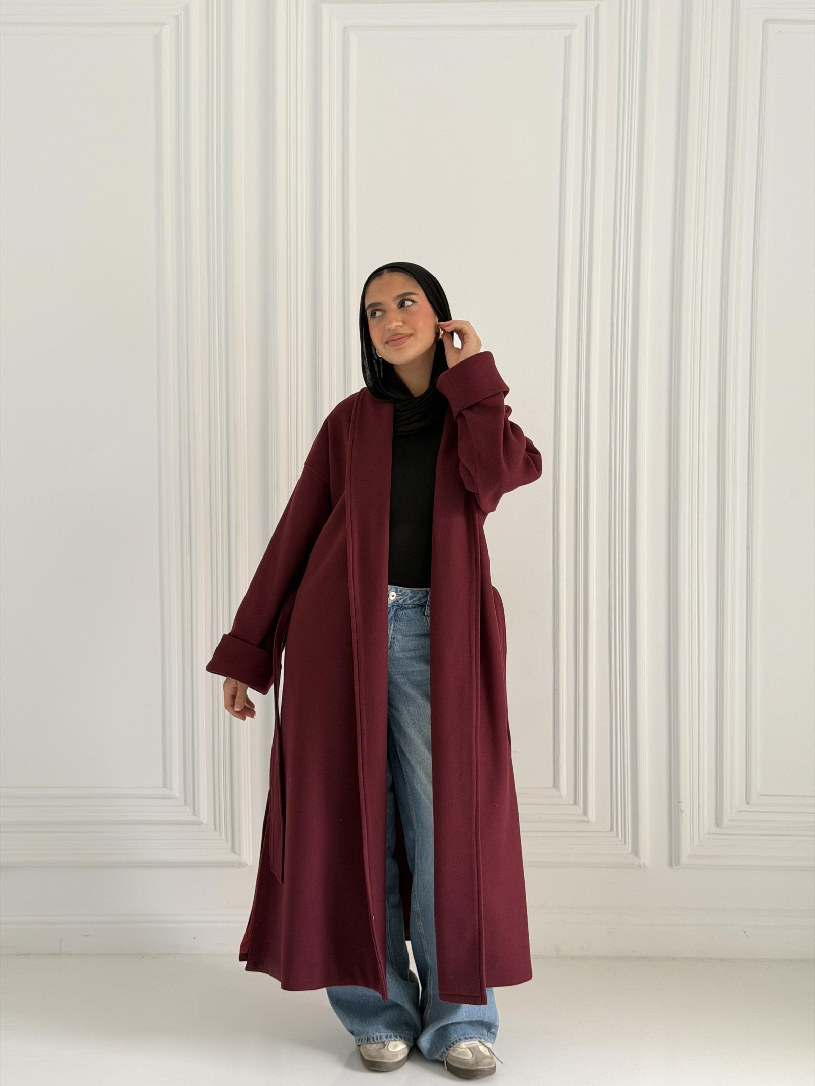 Burgundy Urban Coat