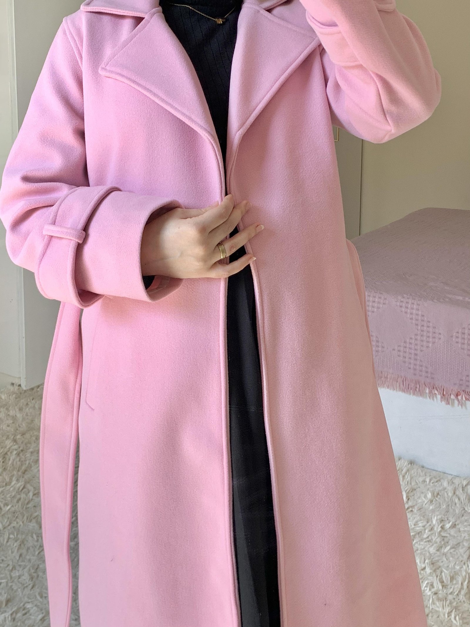 Pink Classic Coat