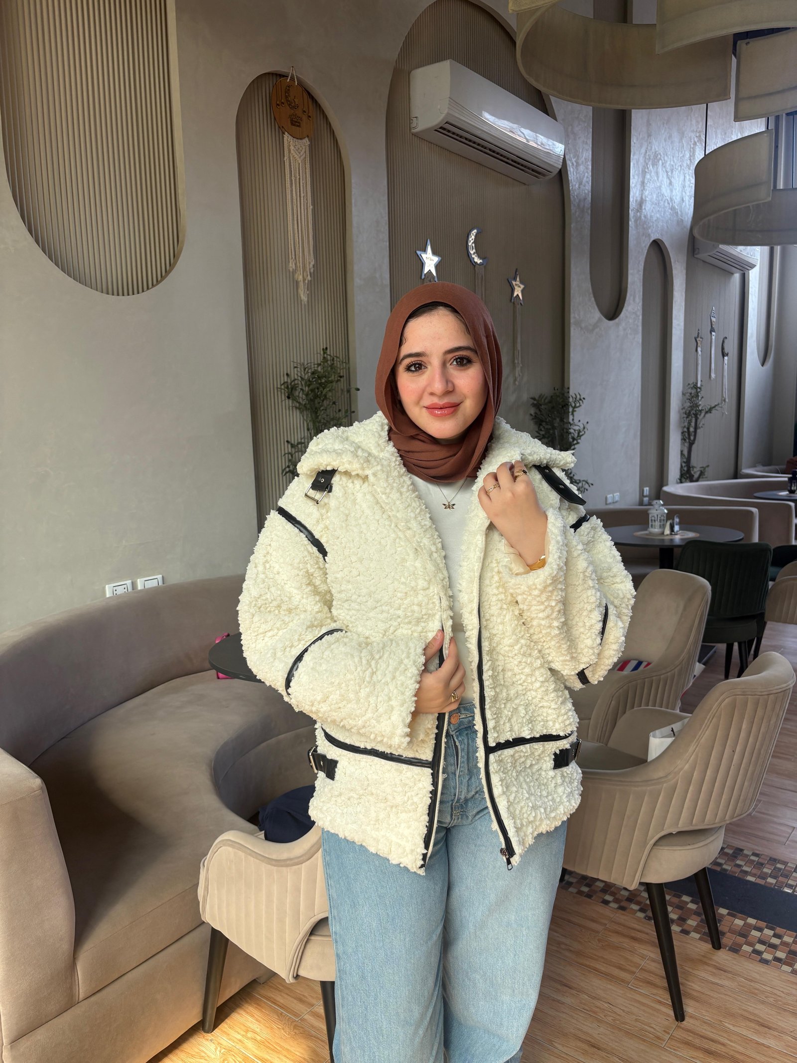 Off white Gentle fur