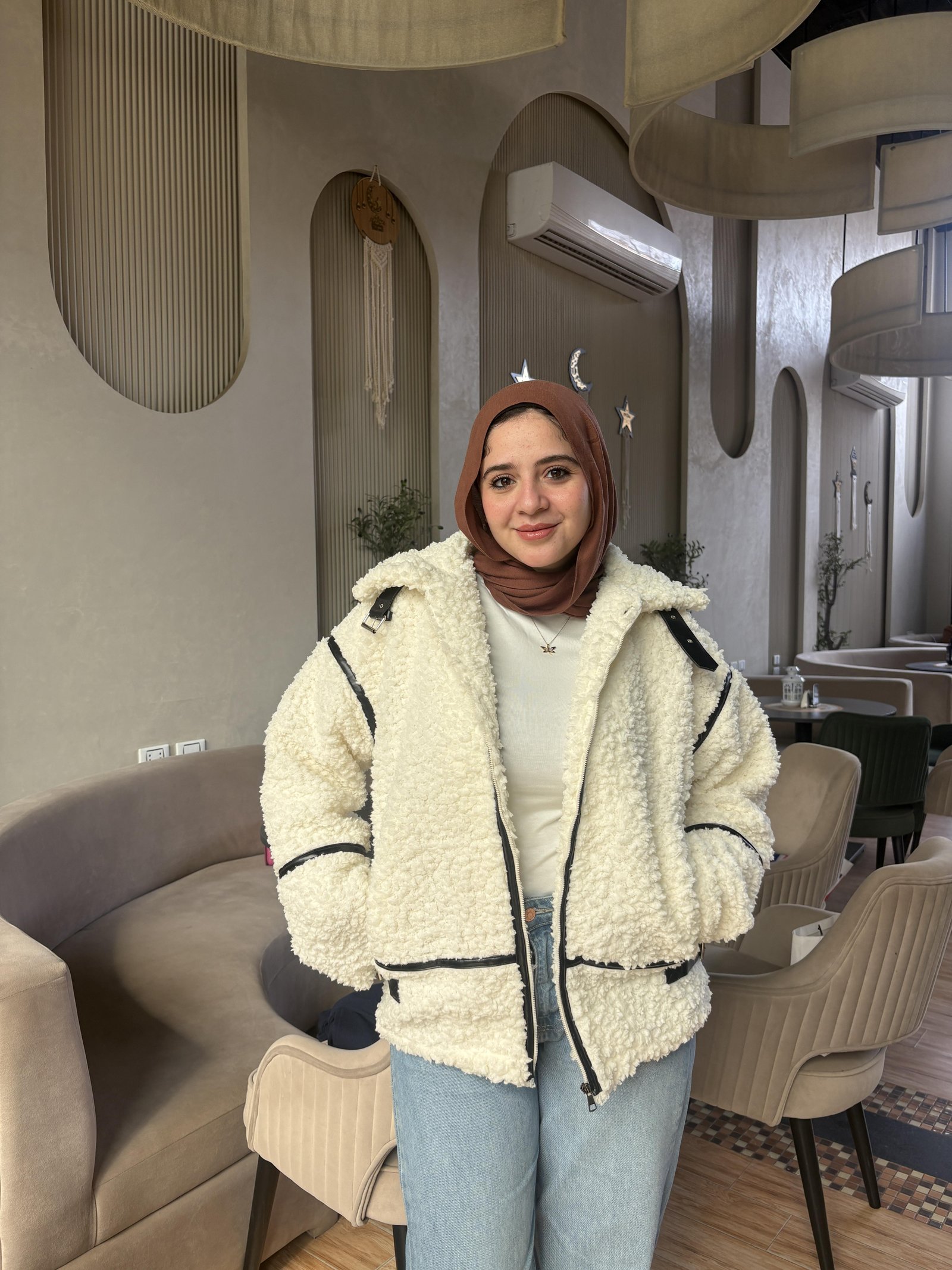 Off white Gentle fur