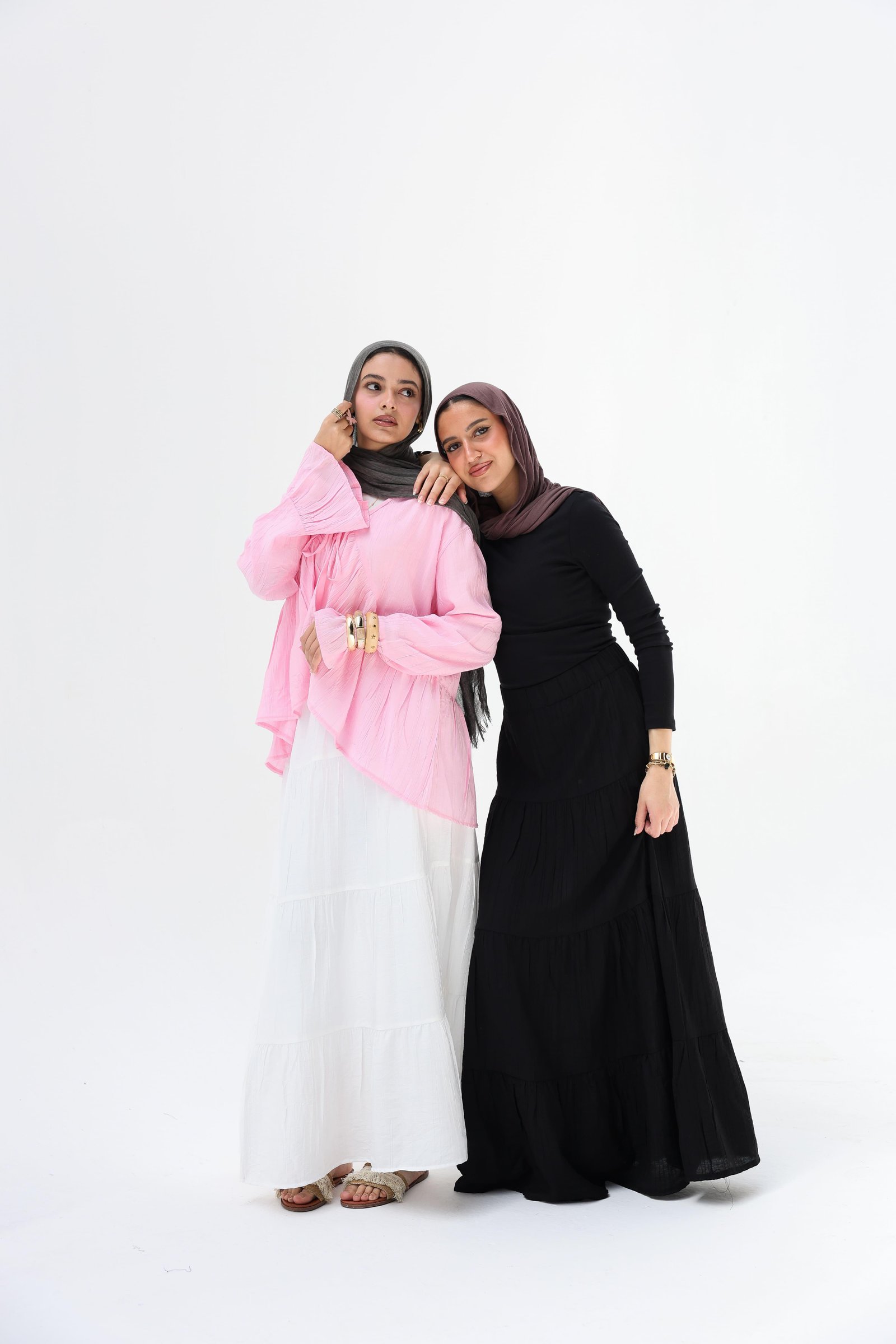 White Layerd Skirt