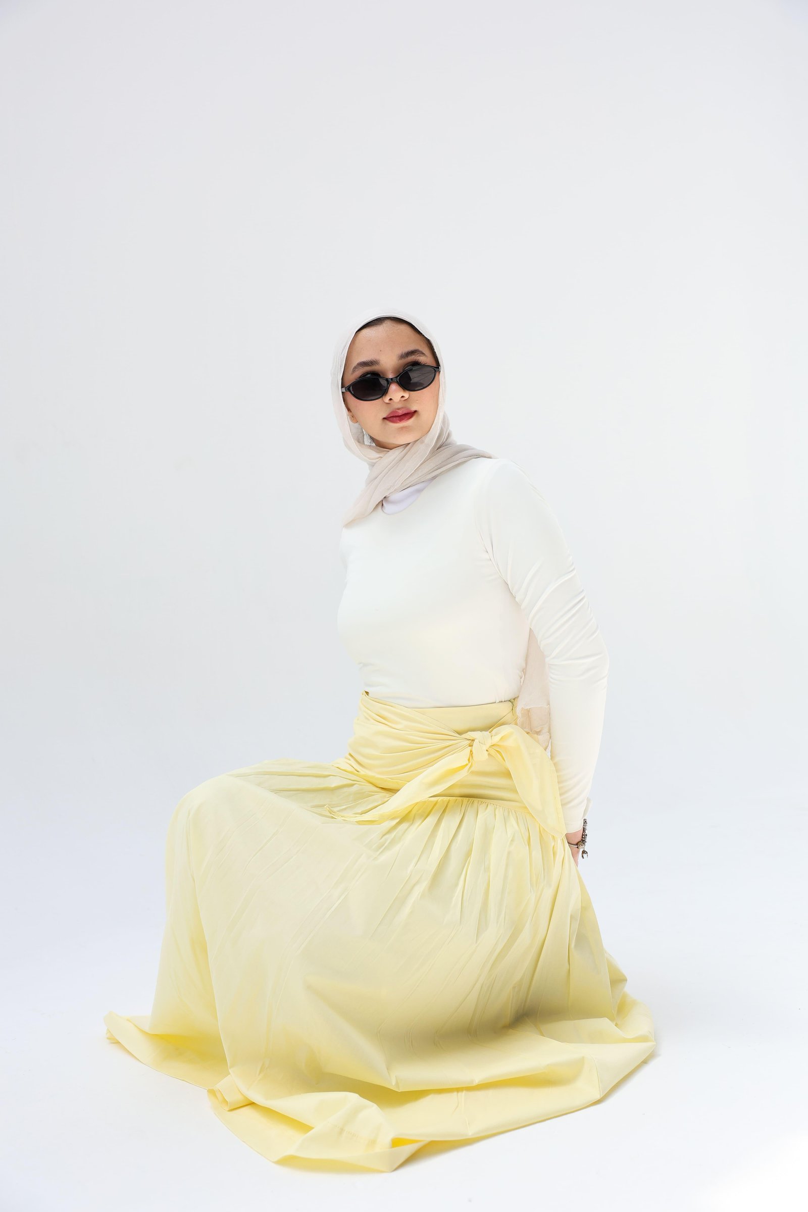 Yellow Scart Skirt