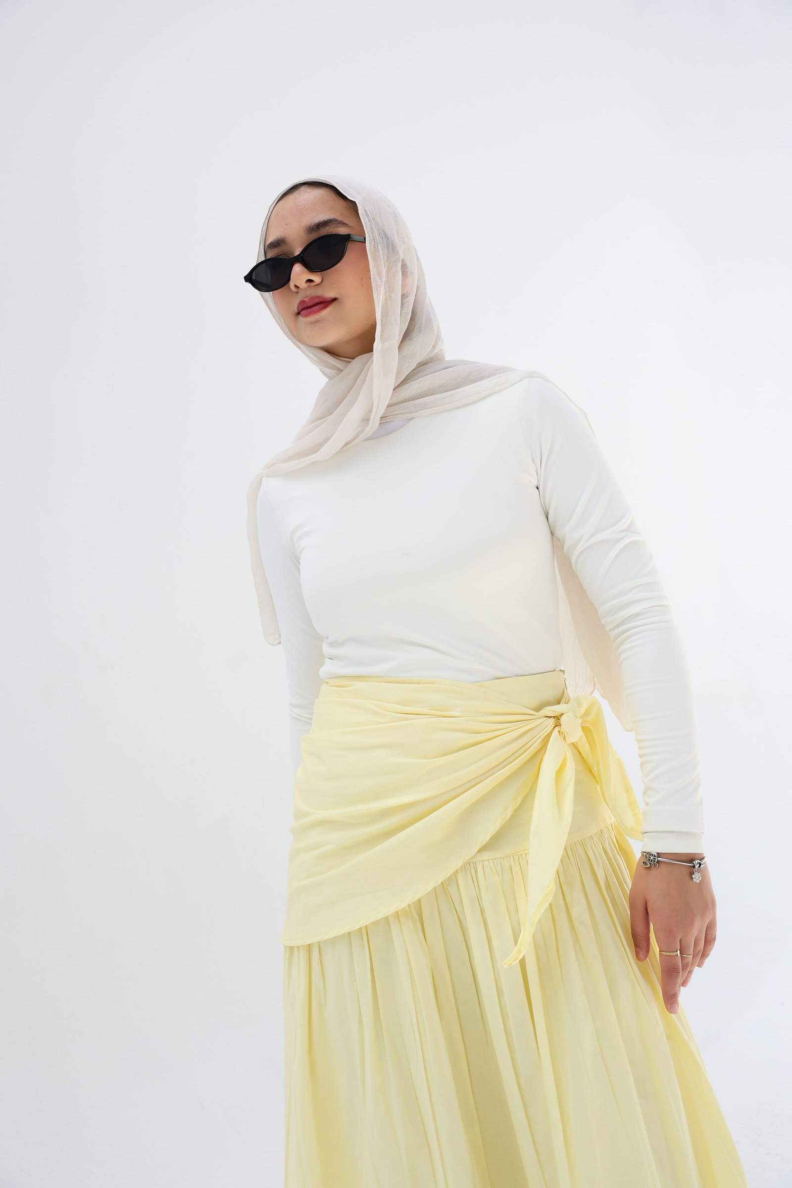 Yellow Scart Skirt
