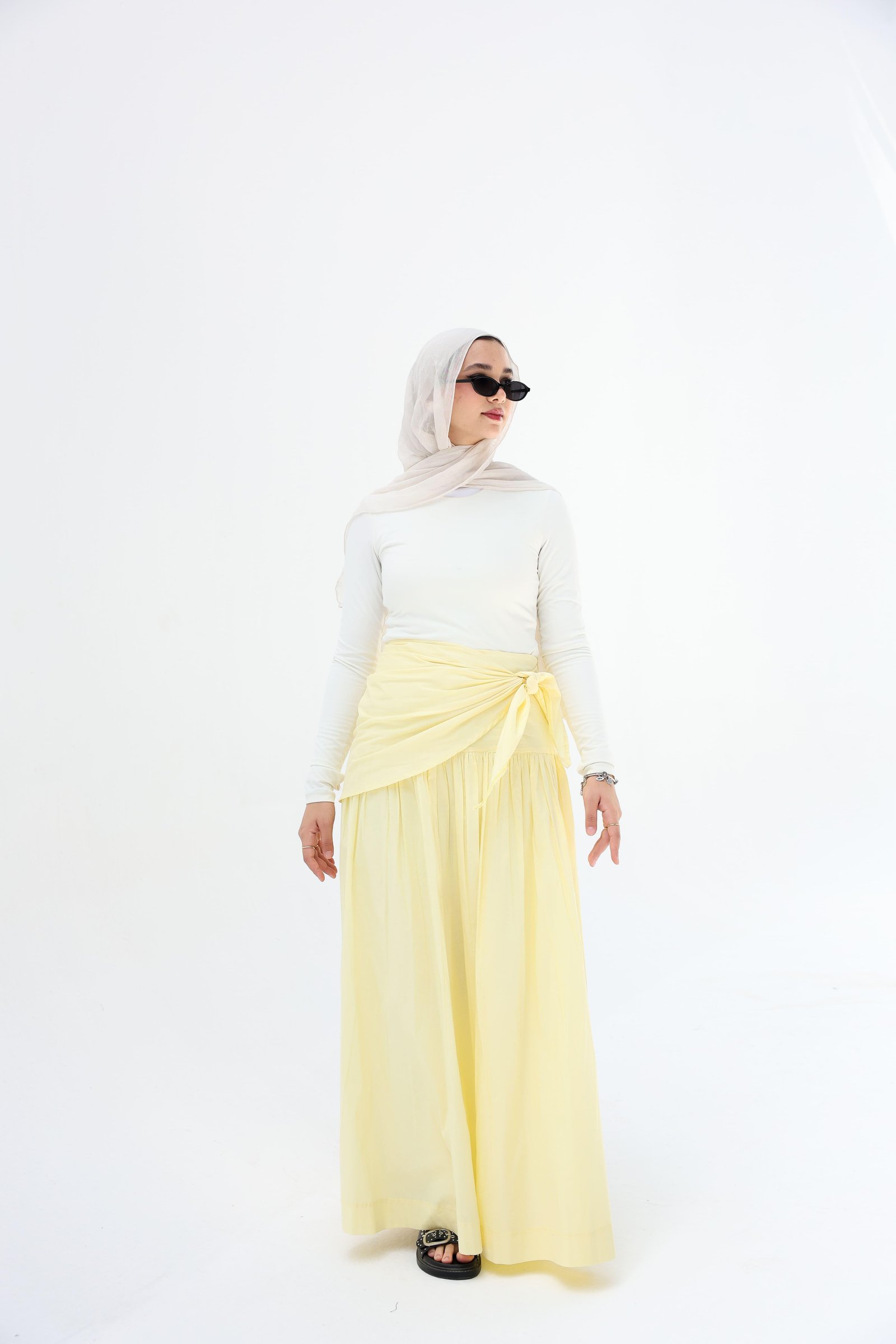Yellow Scart Skirt