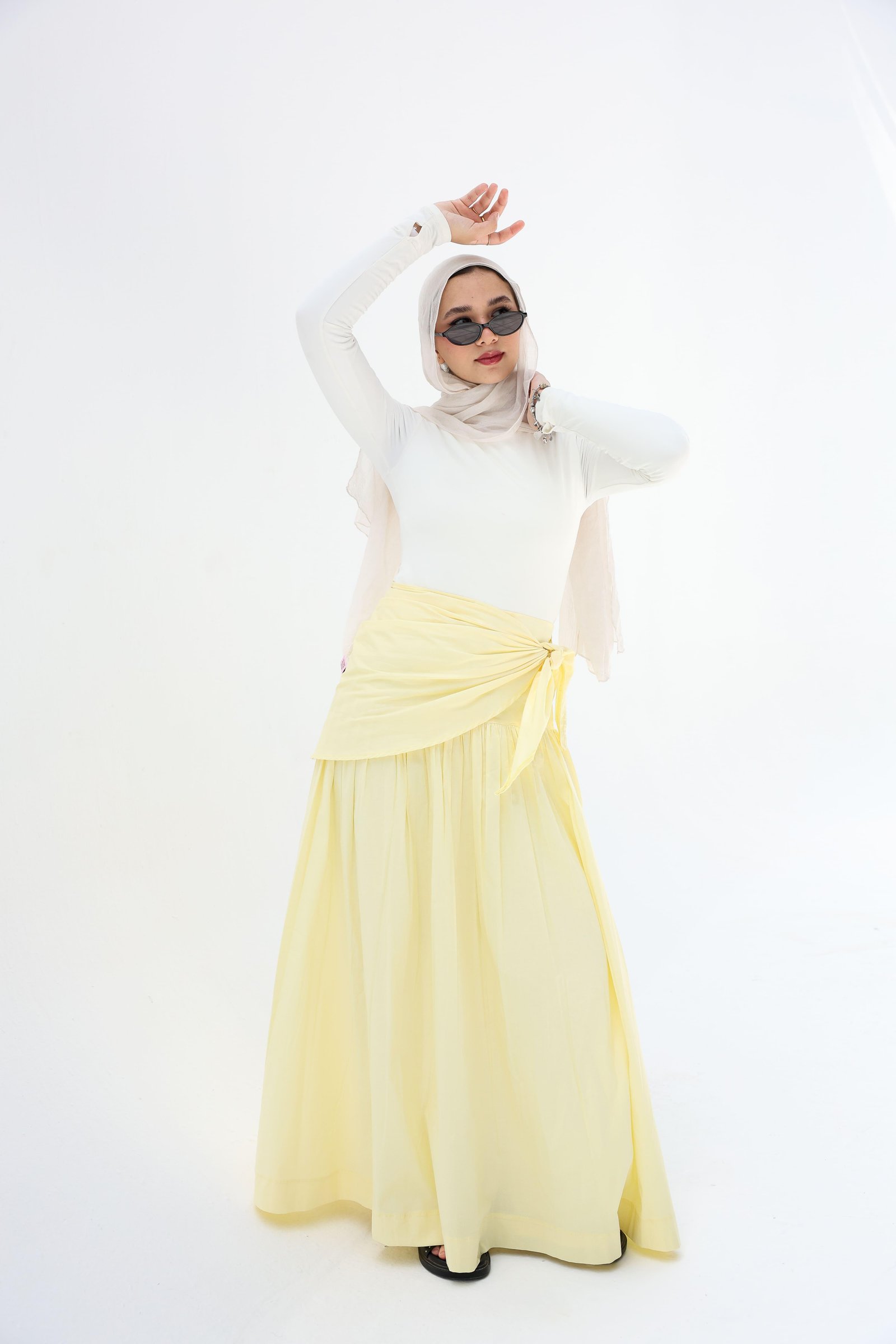 Yellow Scart Skirt