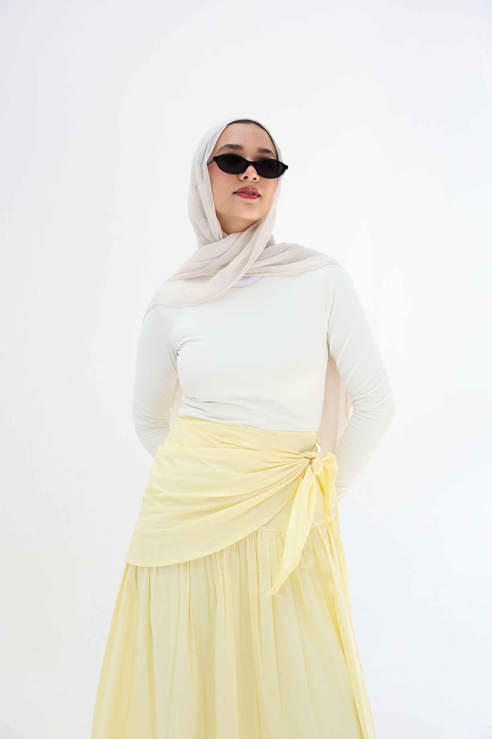 Yellow Scart Skirt