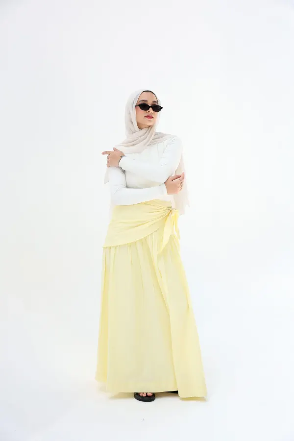 Yellow Scart Skirt