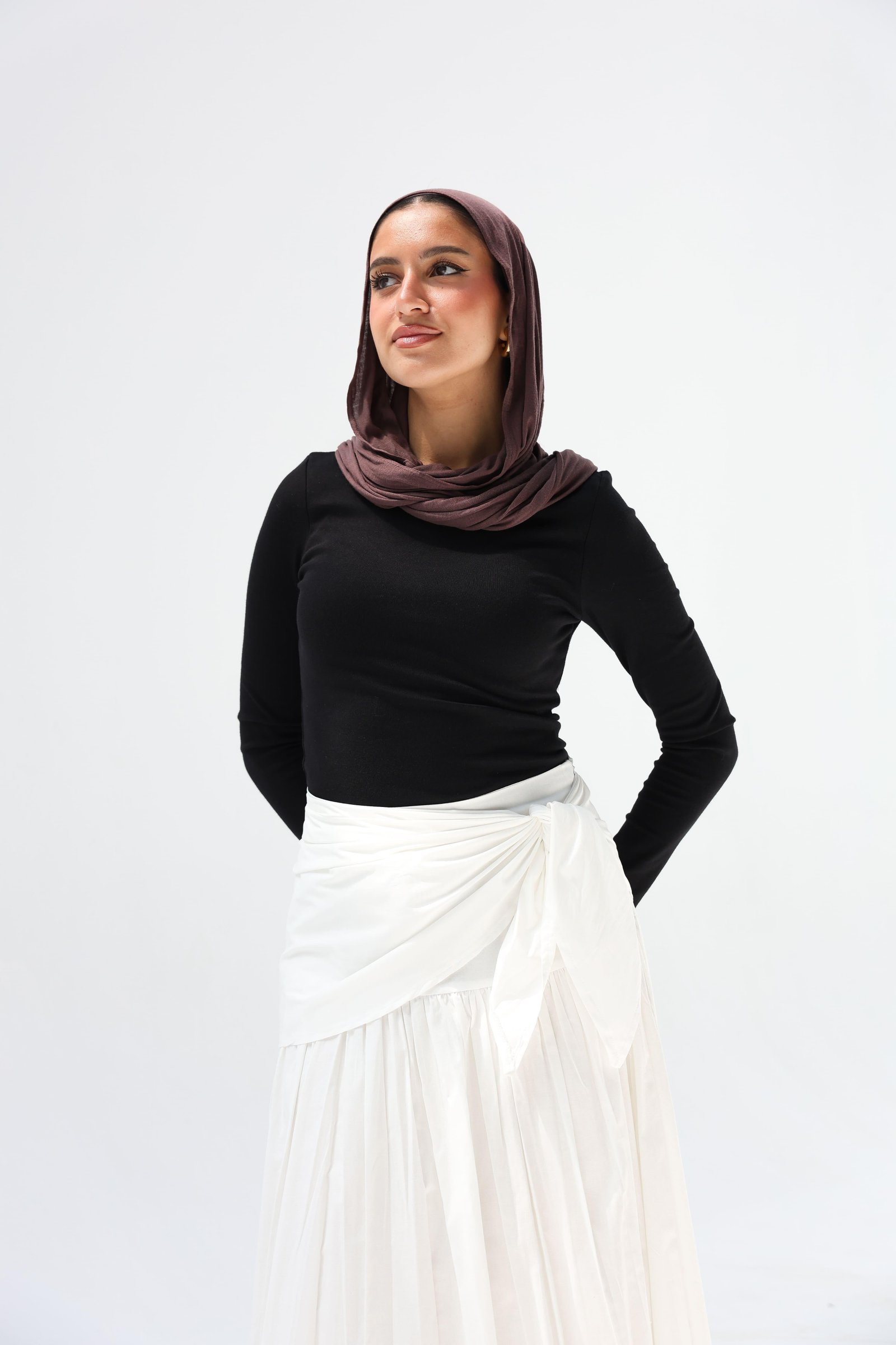 White Scart Skirt