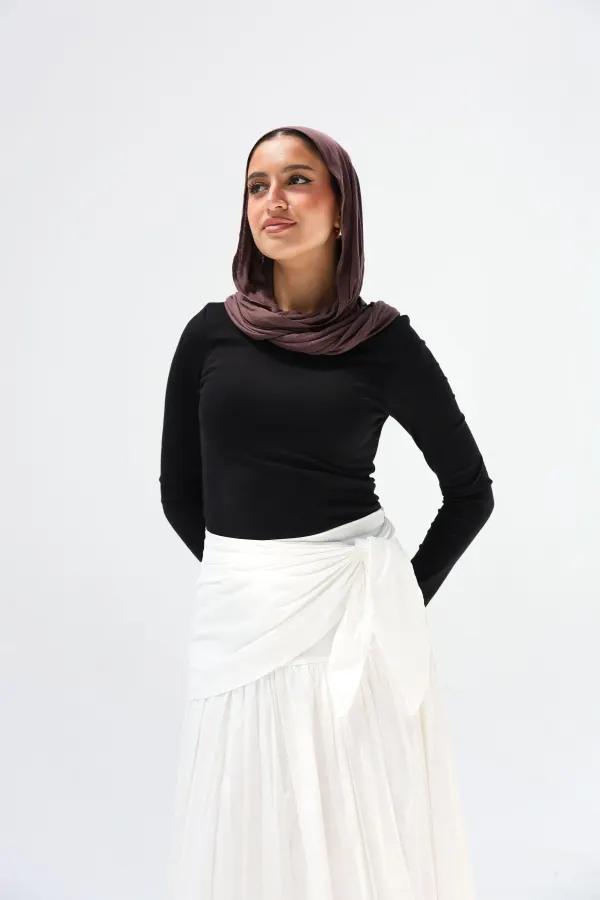 White Scart Skirt