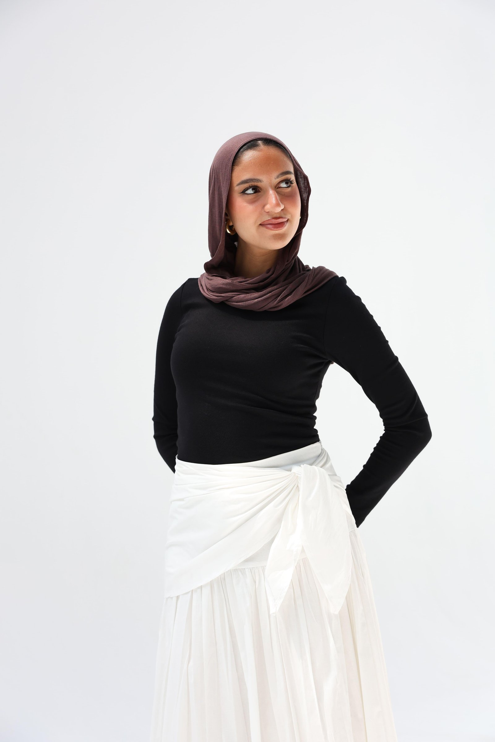 White Scart Skirt