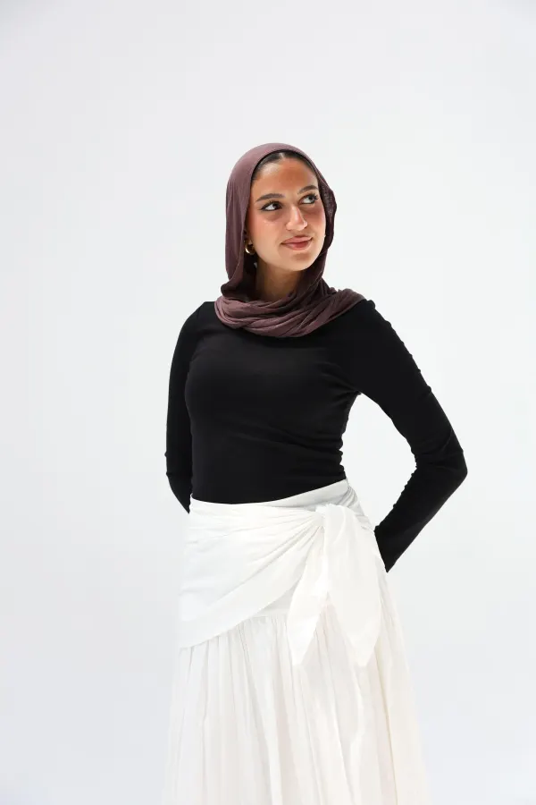 White Scart Skirt