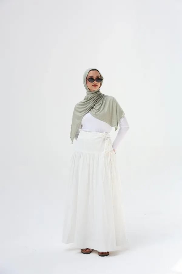 White Flow Skirt