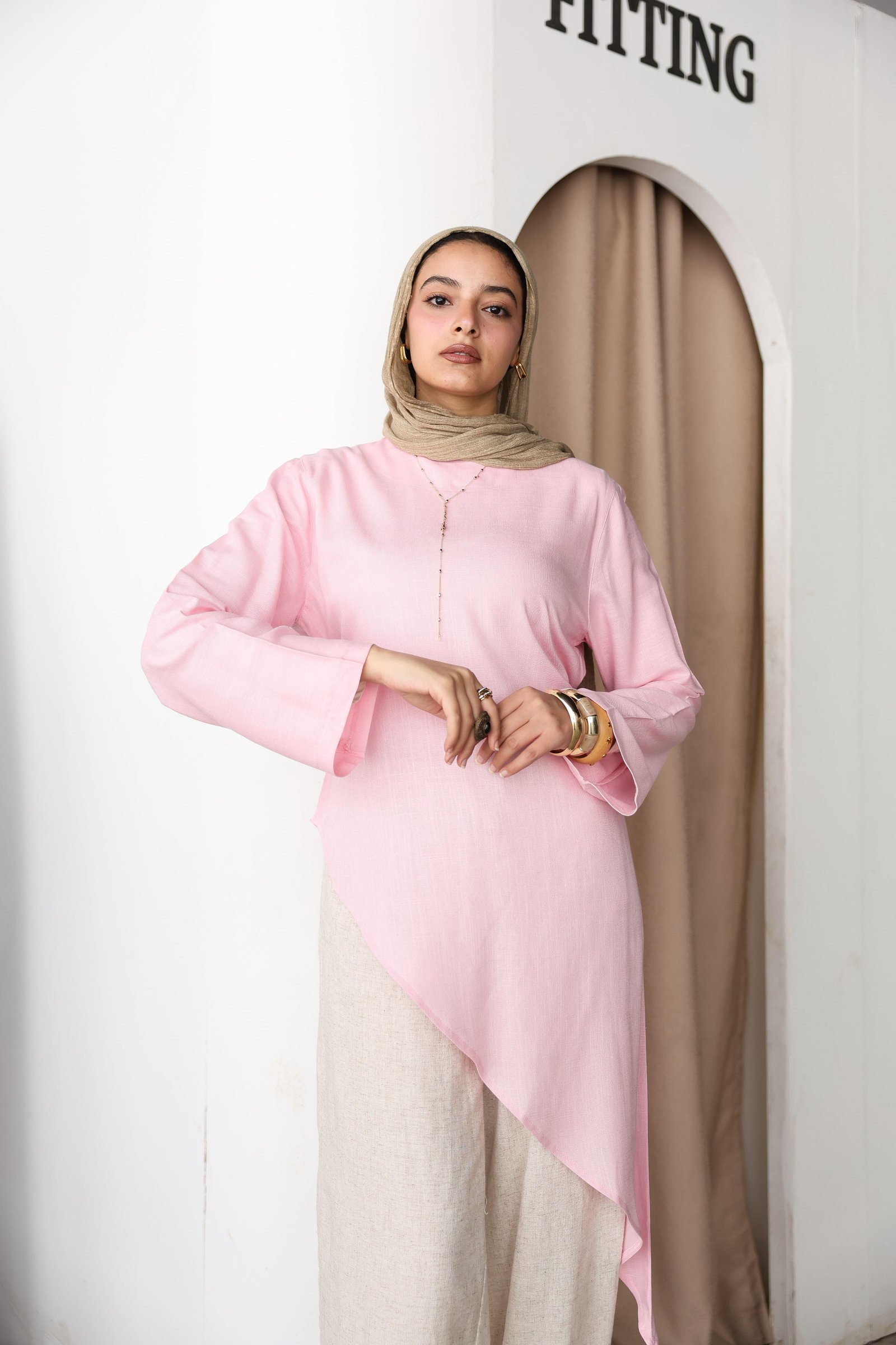 Baby Pink Lace Top