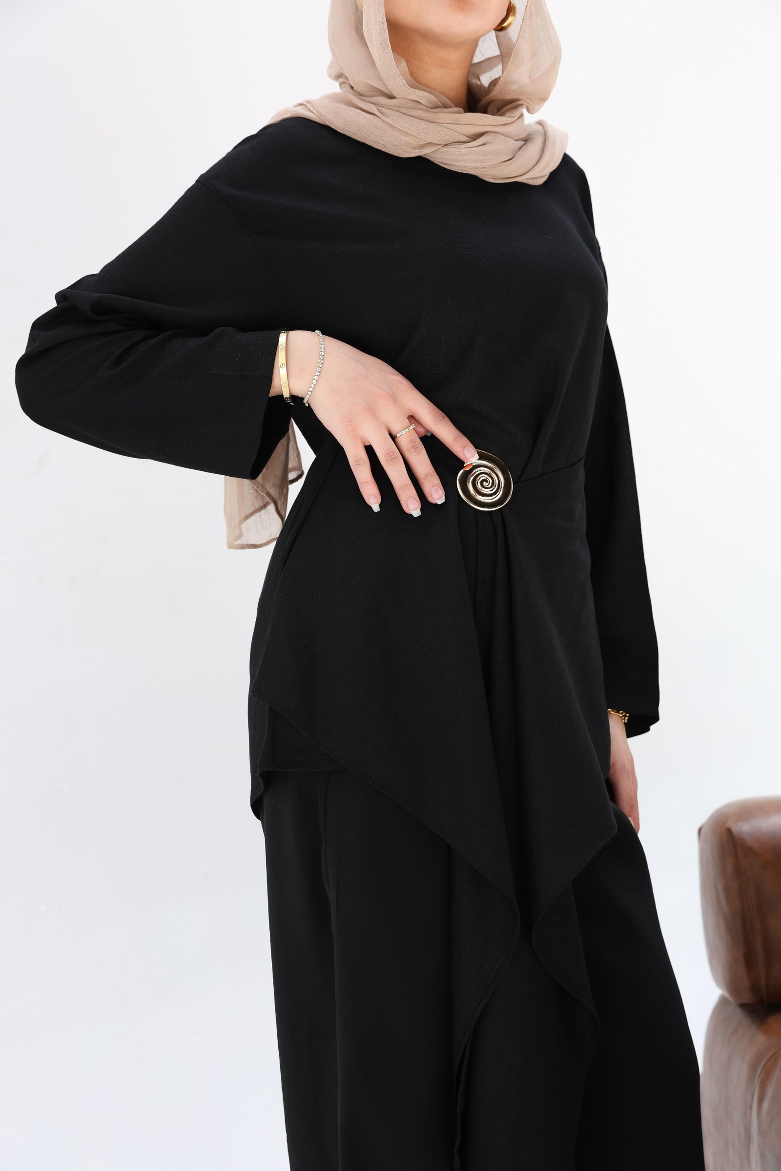 Black Lily Blouse