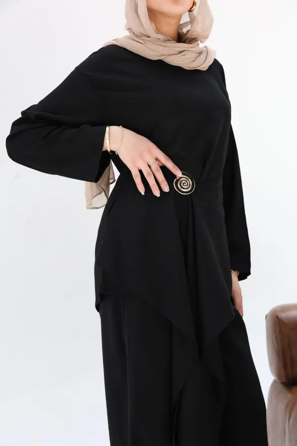 Black Lily Blouse
