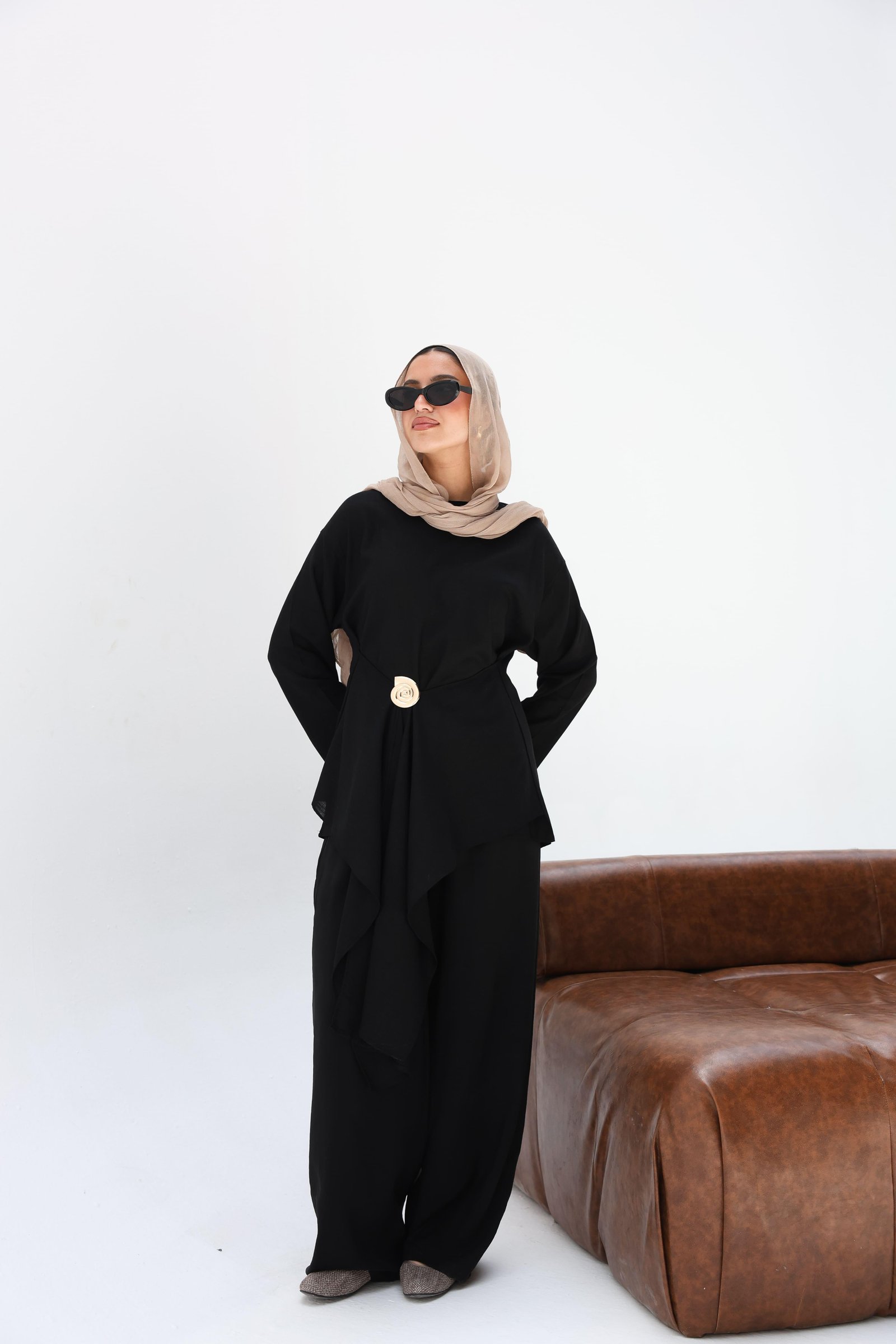 Black Lily Blouse