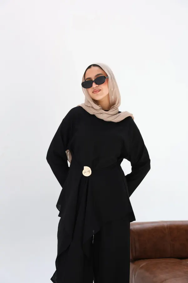 Black Lily Blouse