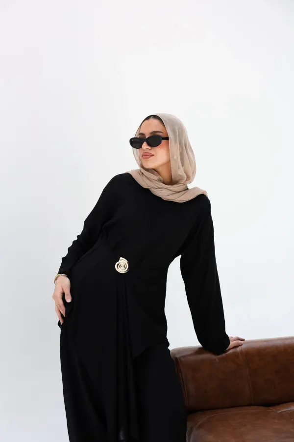 Black Lily Blouse
