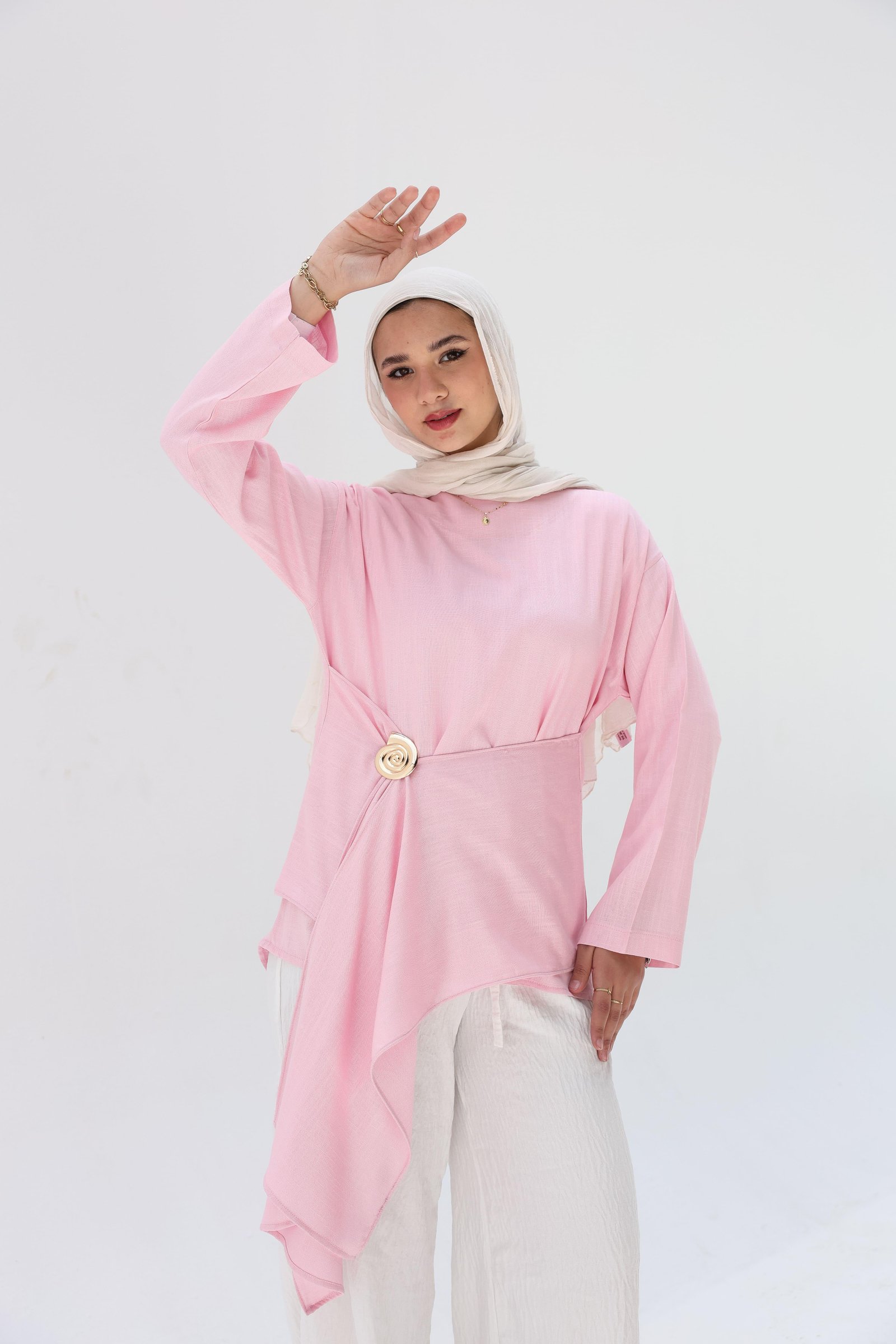 Baby pink Lily Blouse