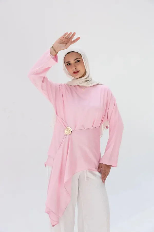 Baby pink Lily Blouse