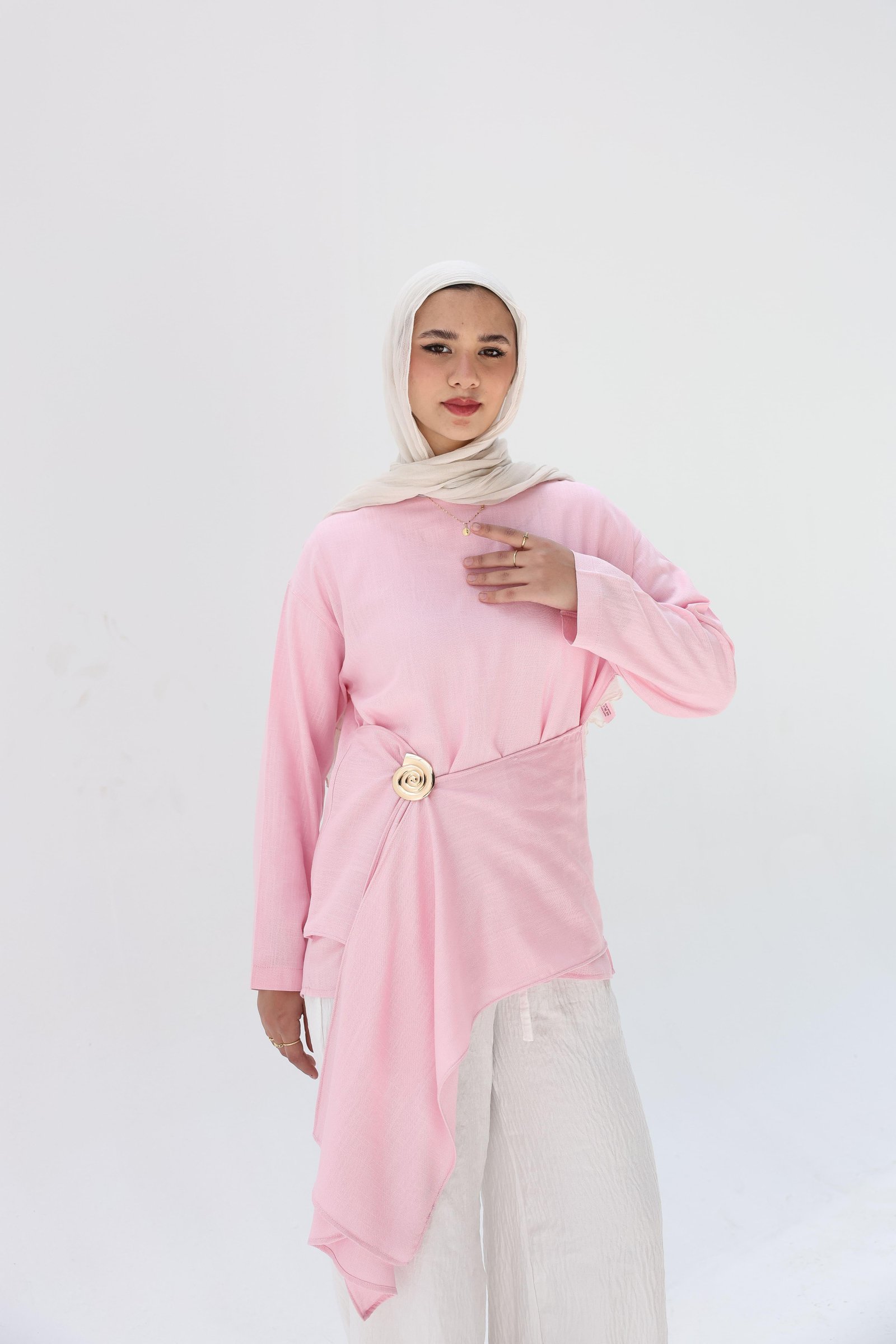 Baby pink Lily Blouse