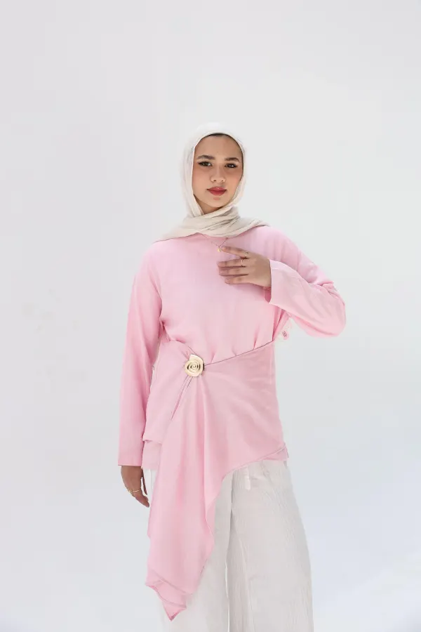 Baby pink Lily Blouse