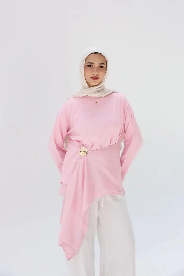 Baby pink Lily Blouse