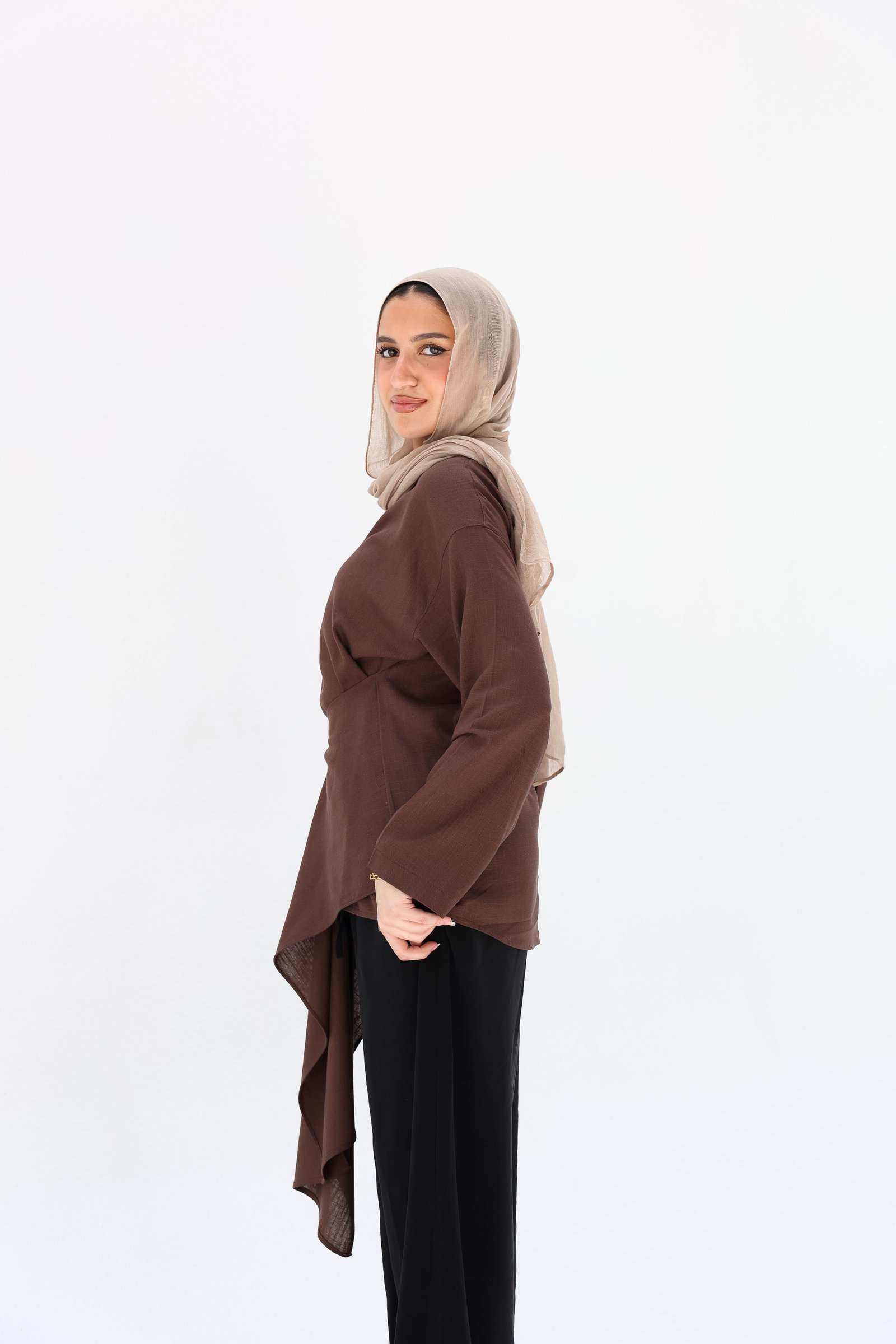 Brown Lily Blouse