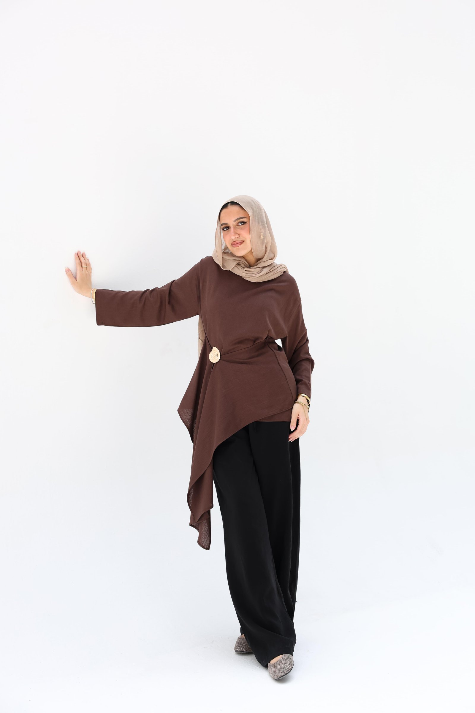 Brown Lily Blouse