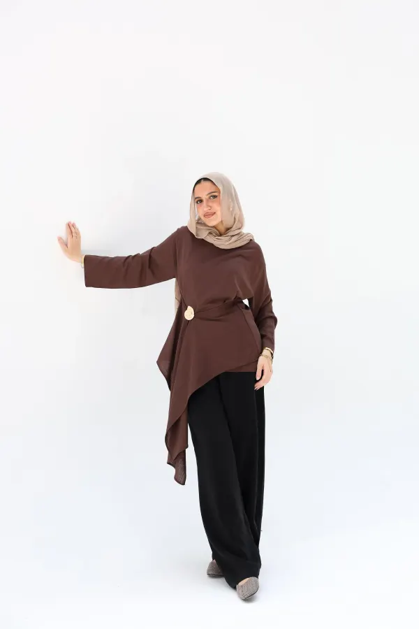 Brown Lily Blouse