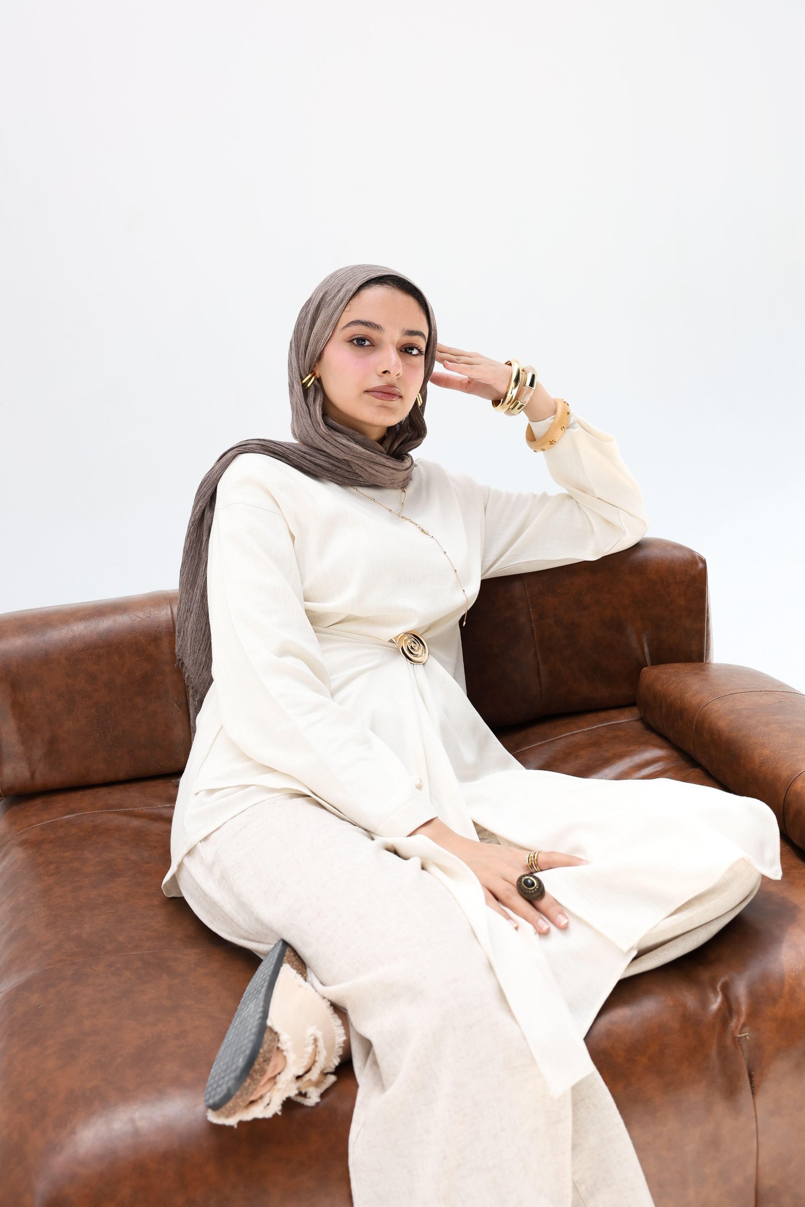 Beige Lily Blouse